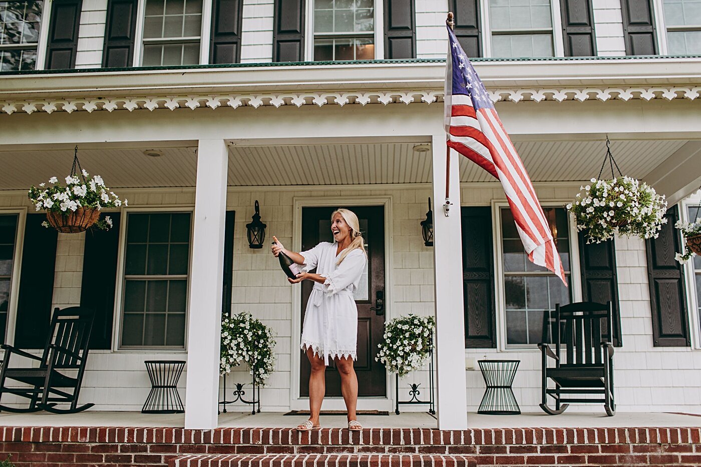 Farmhouse front porch - Maria DeForrest
