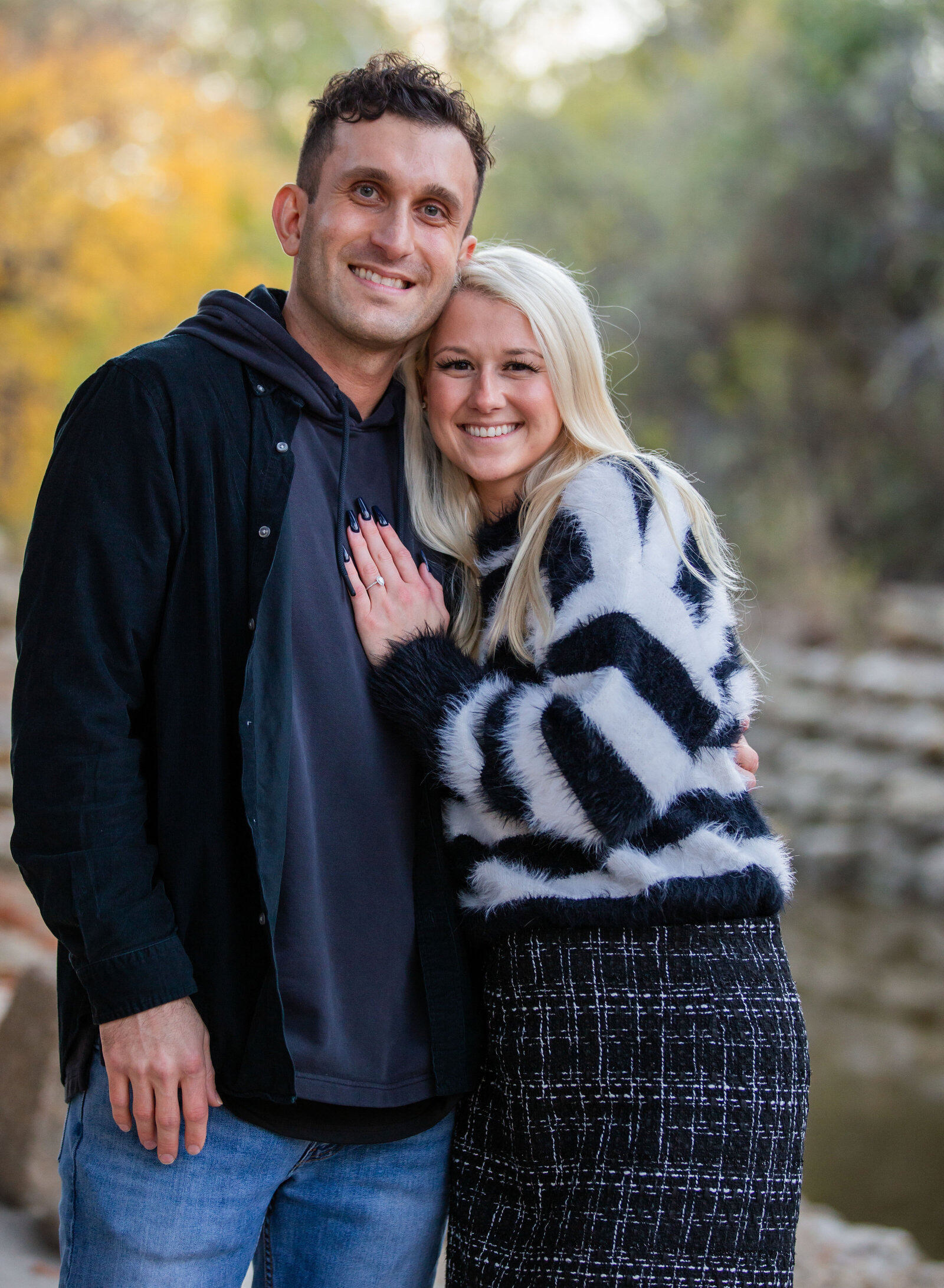 smiling couple