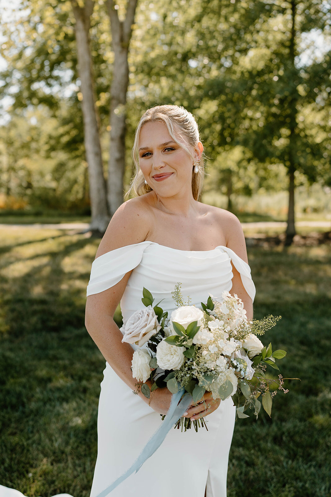 Experience the breathtaking moments from Stephanie and Grant Yeater’s wedding at Retreat 21 in Marysville, OH. This stunning outdoor oasis served as the perfect backdrop for their elegant celebration. From heartfelt vows in the garden-chic ceremony space to the joy-filled reception under panoramic views, every detail was thoughtfully curated for an unforgettable day. Explore their wedding gallery to relive these magical moments, captured with love and attention to every unique aspect of their day.