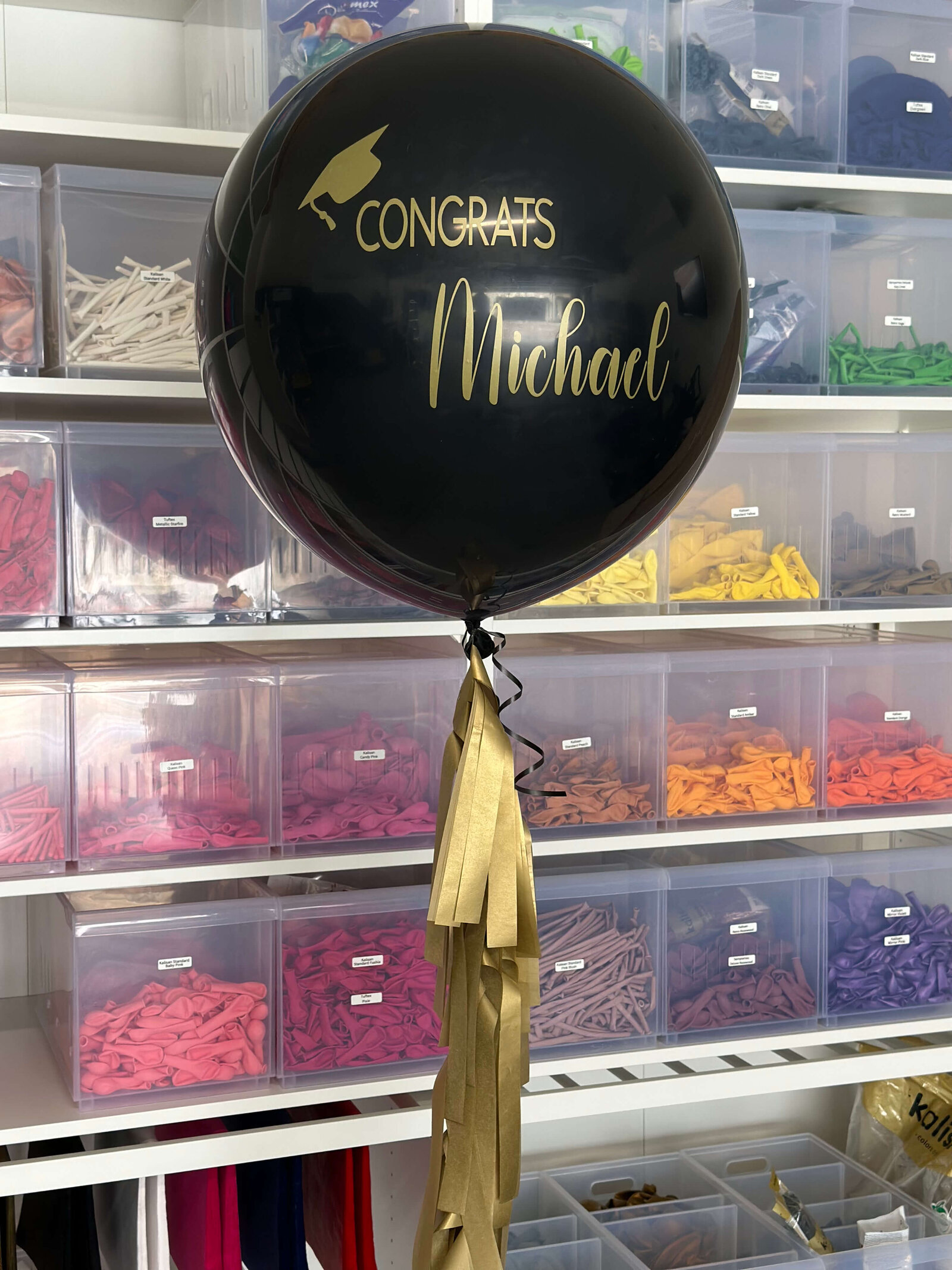 Helium Balloon for graduate in Orange County California