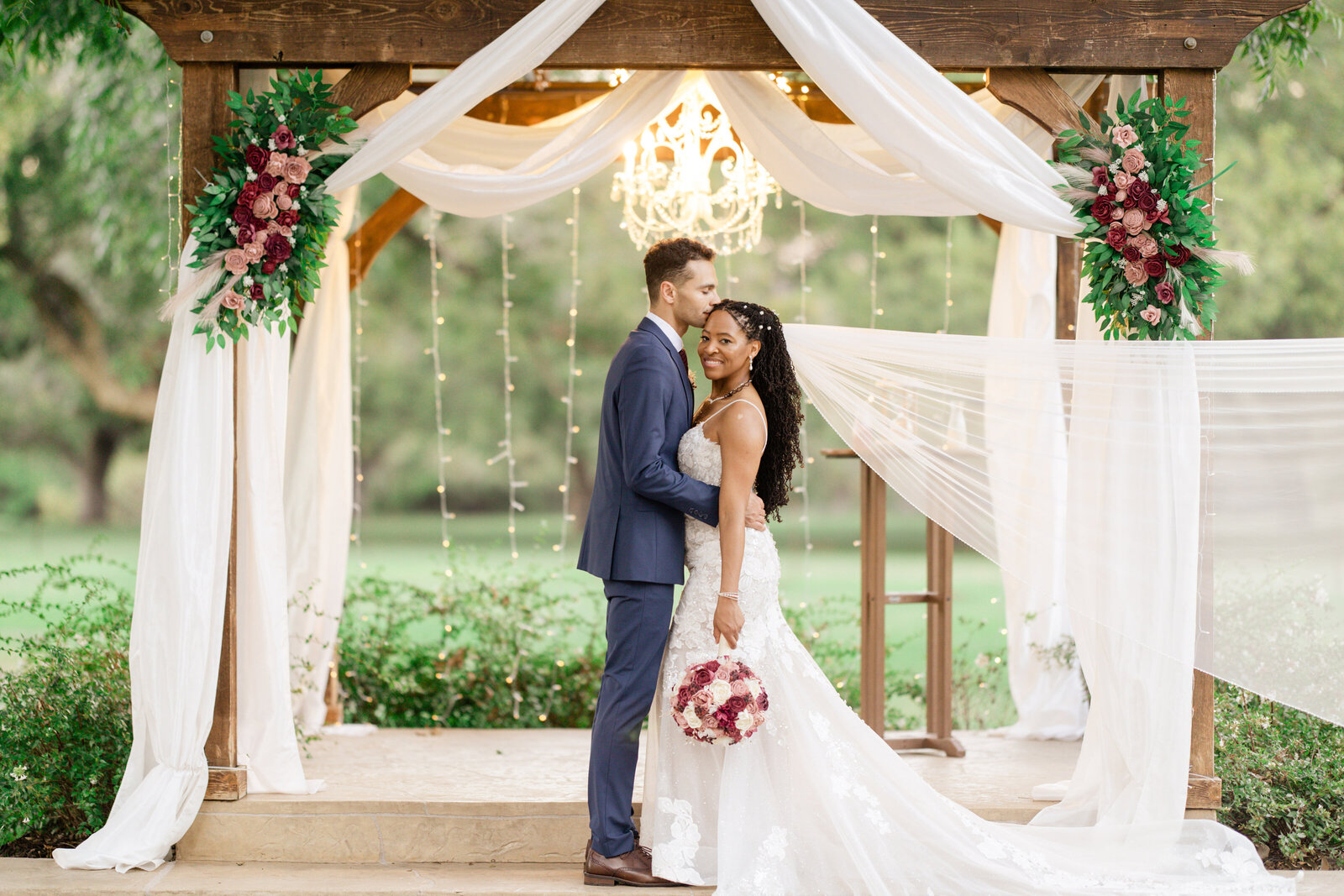 Couple photography before wedding reception