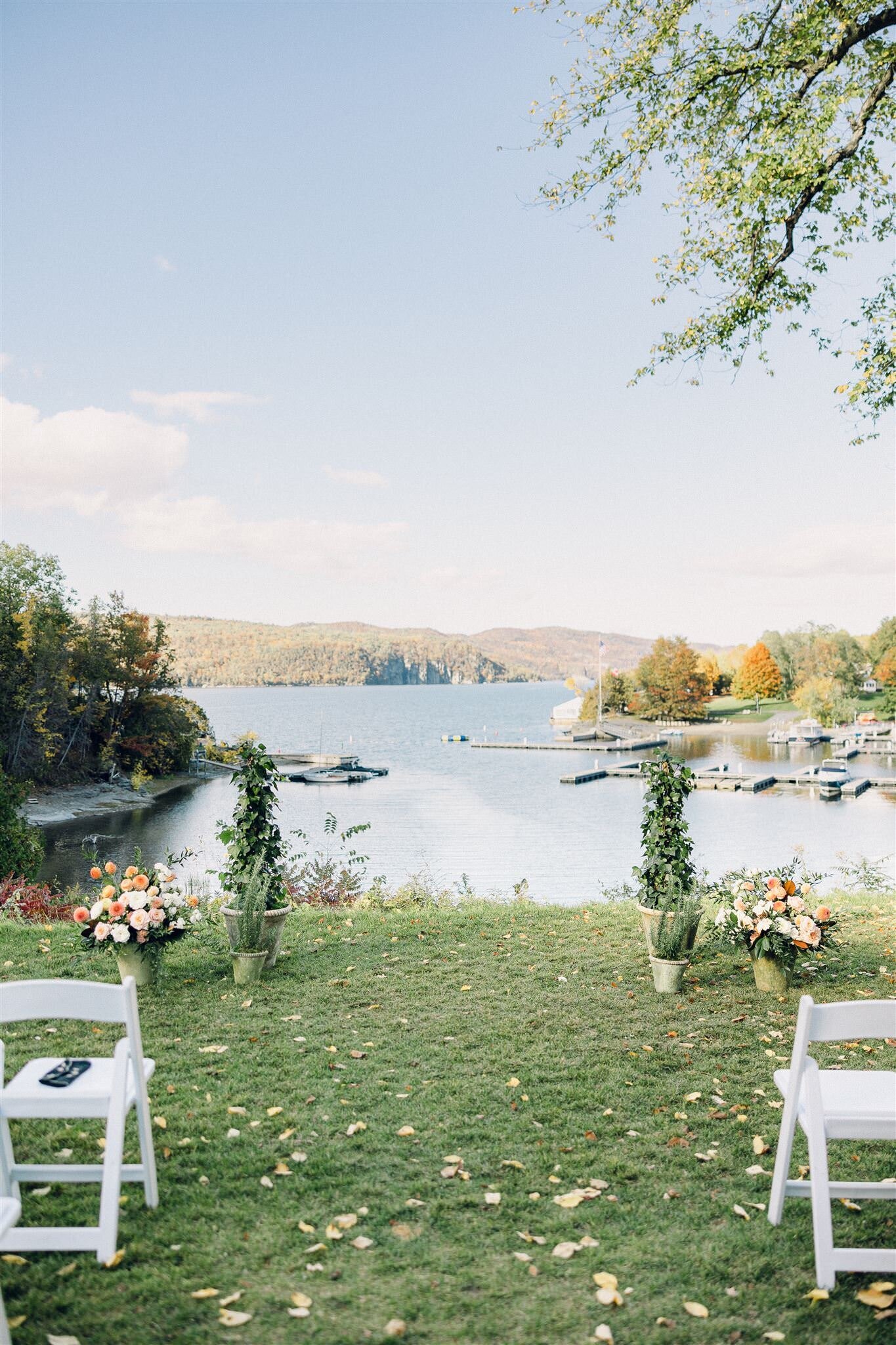 lake champlain wedding