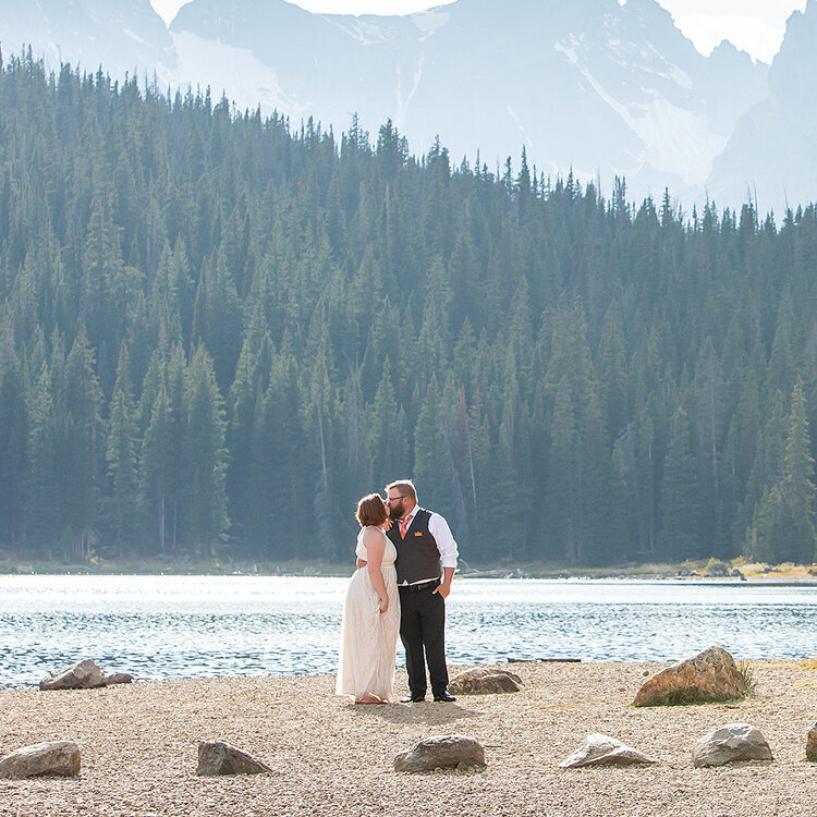 Sample image from one of Nichole's Rocky Mountain Elopement Packages