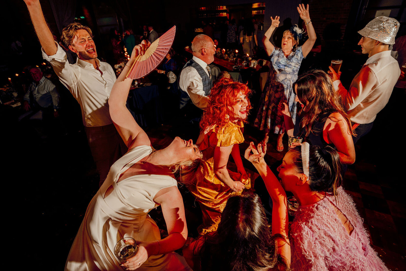 Wylam Brewery Colourful Wedding Photography-73