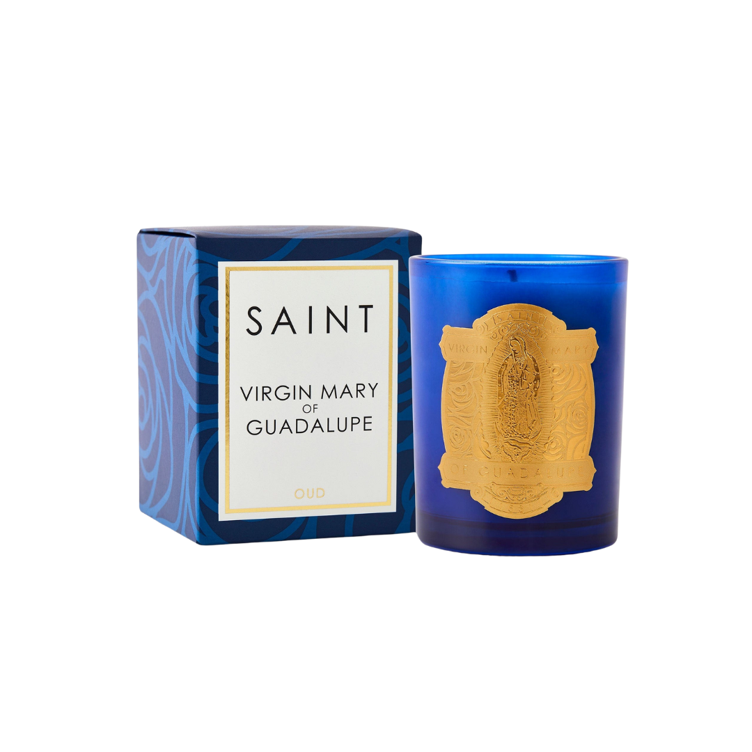 SAINT virgin mary guadalupe candle