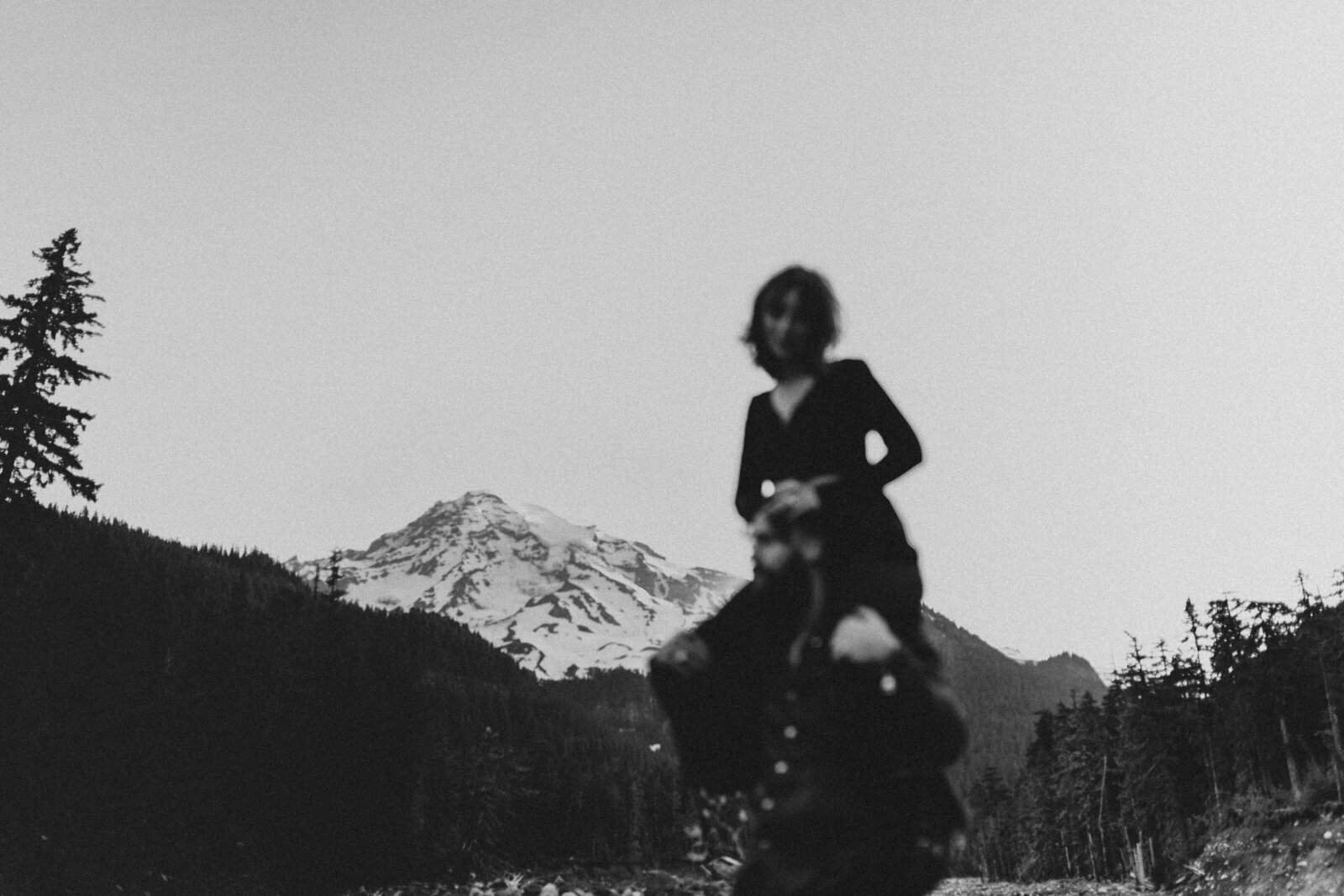 Moody Engagement Session at Mount Rainier