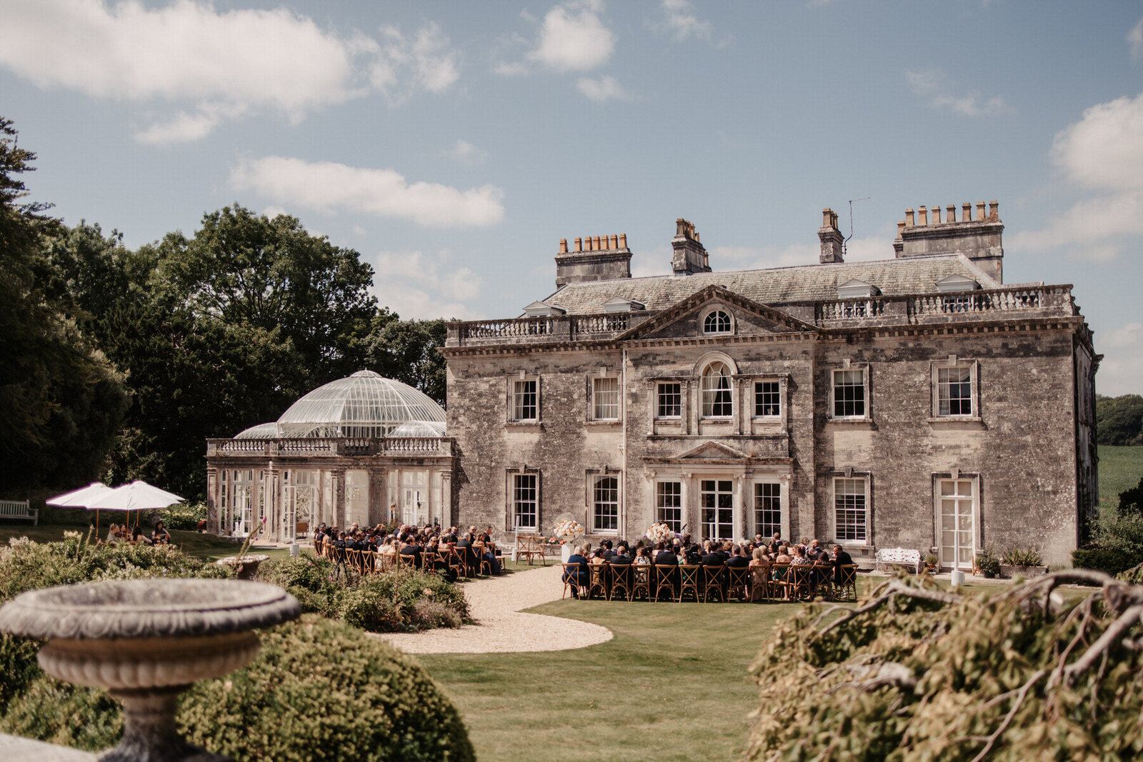 Exterior of Came House Wedding Venue in Dorset