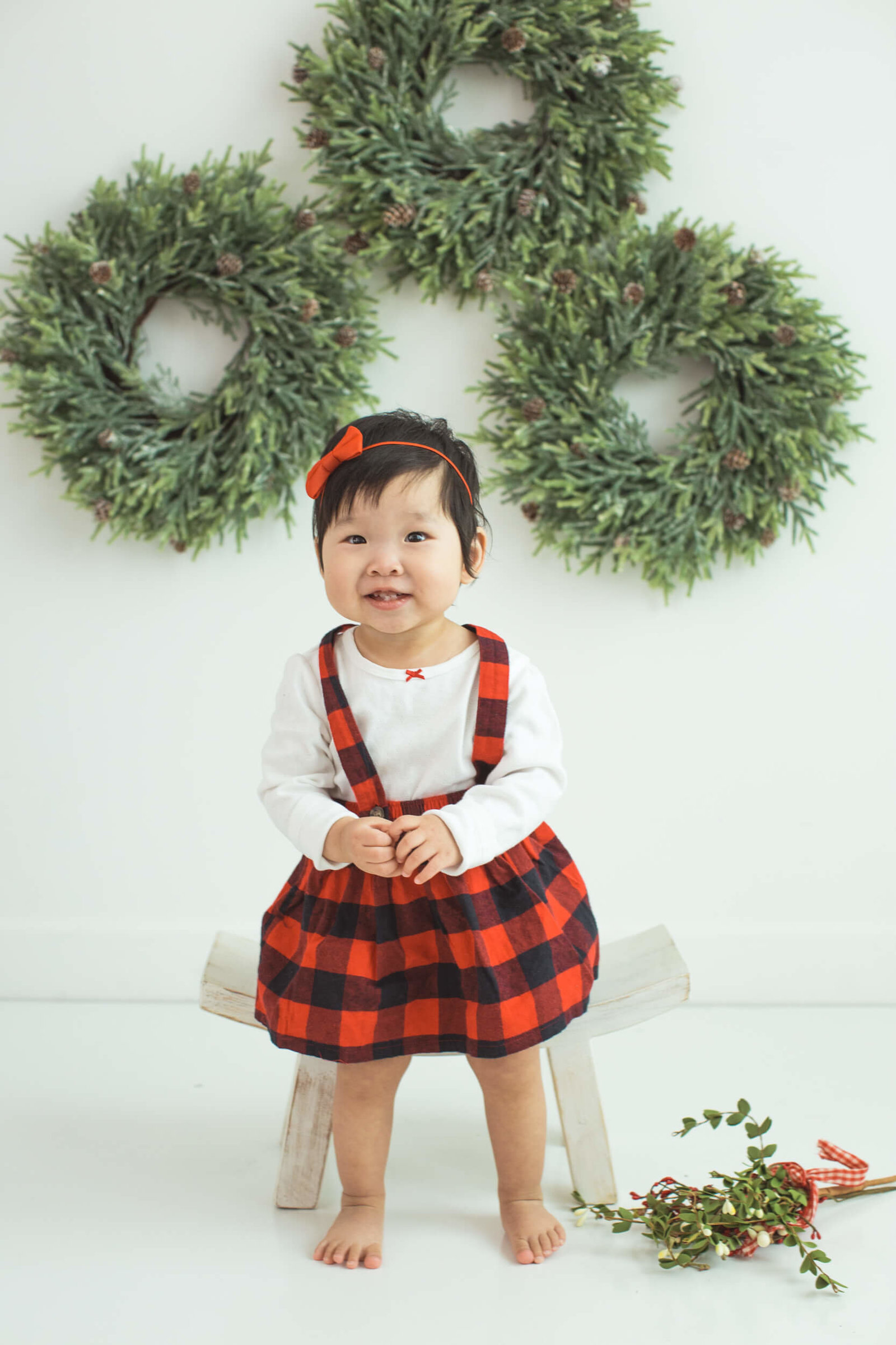 holiday toddler photography