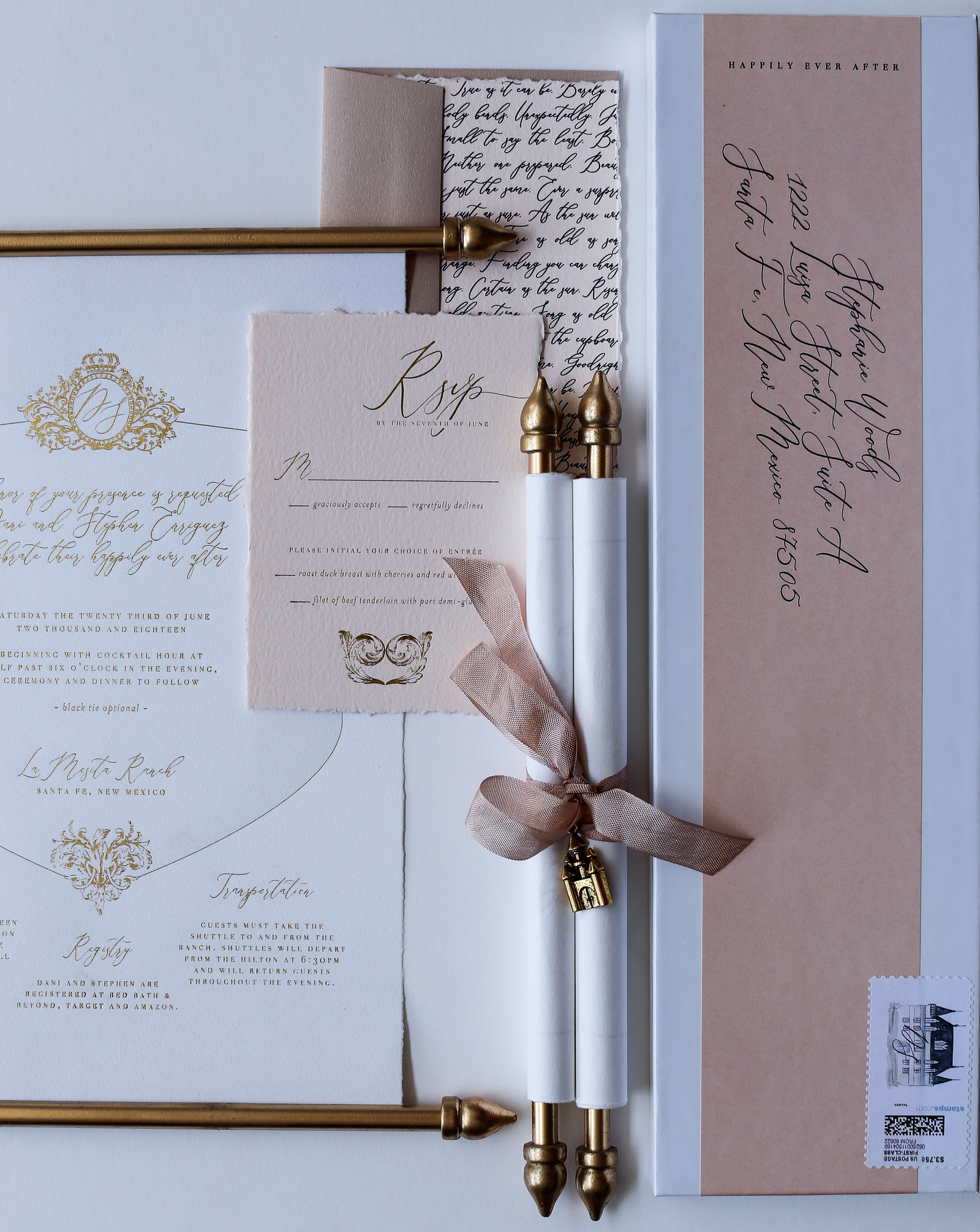 styledwhite fairytale scroll wedding 22