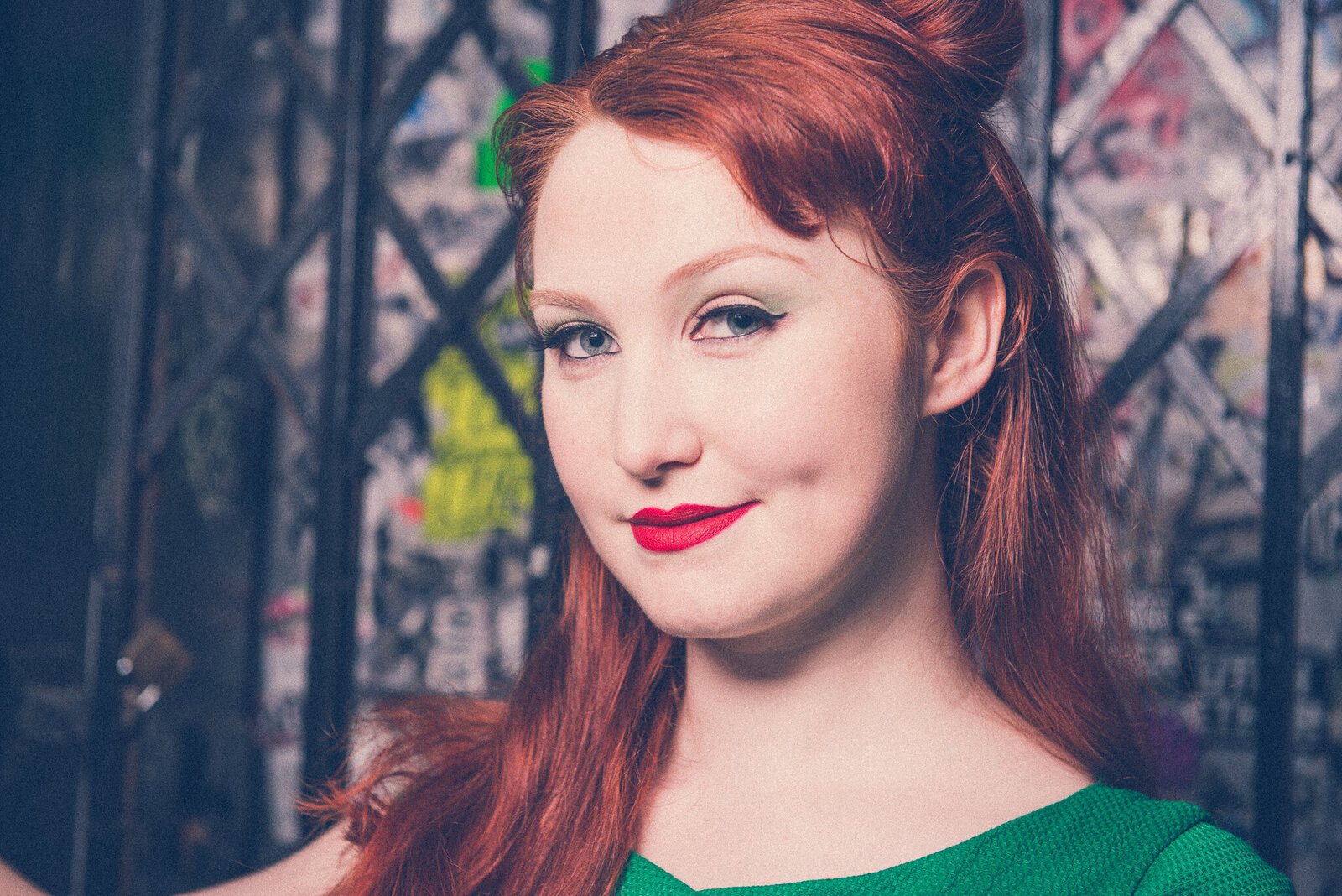 Female Portrait makeup 1950s style