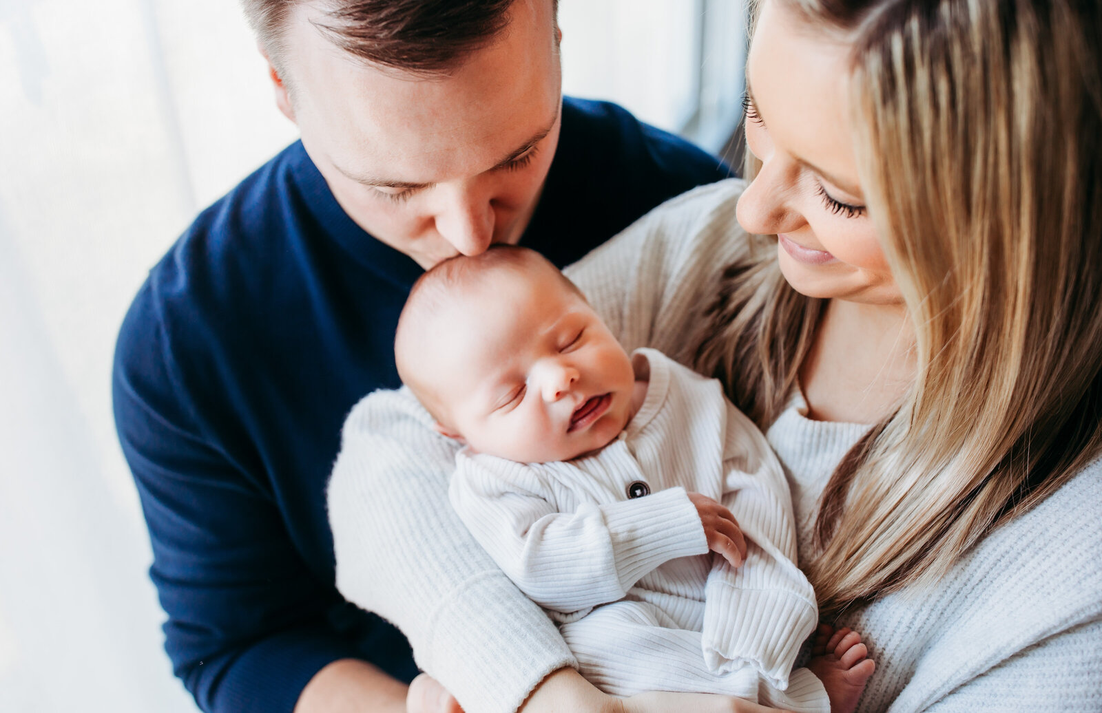 baby boy newborn in life style session in TOledo