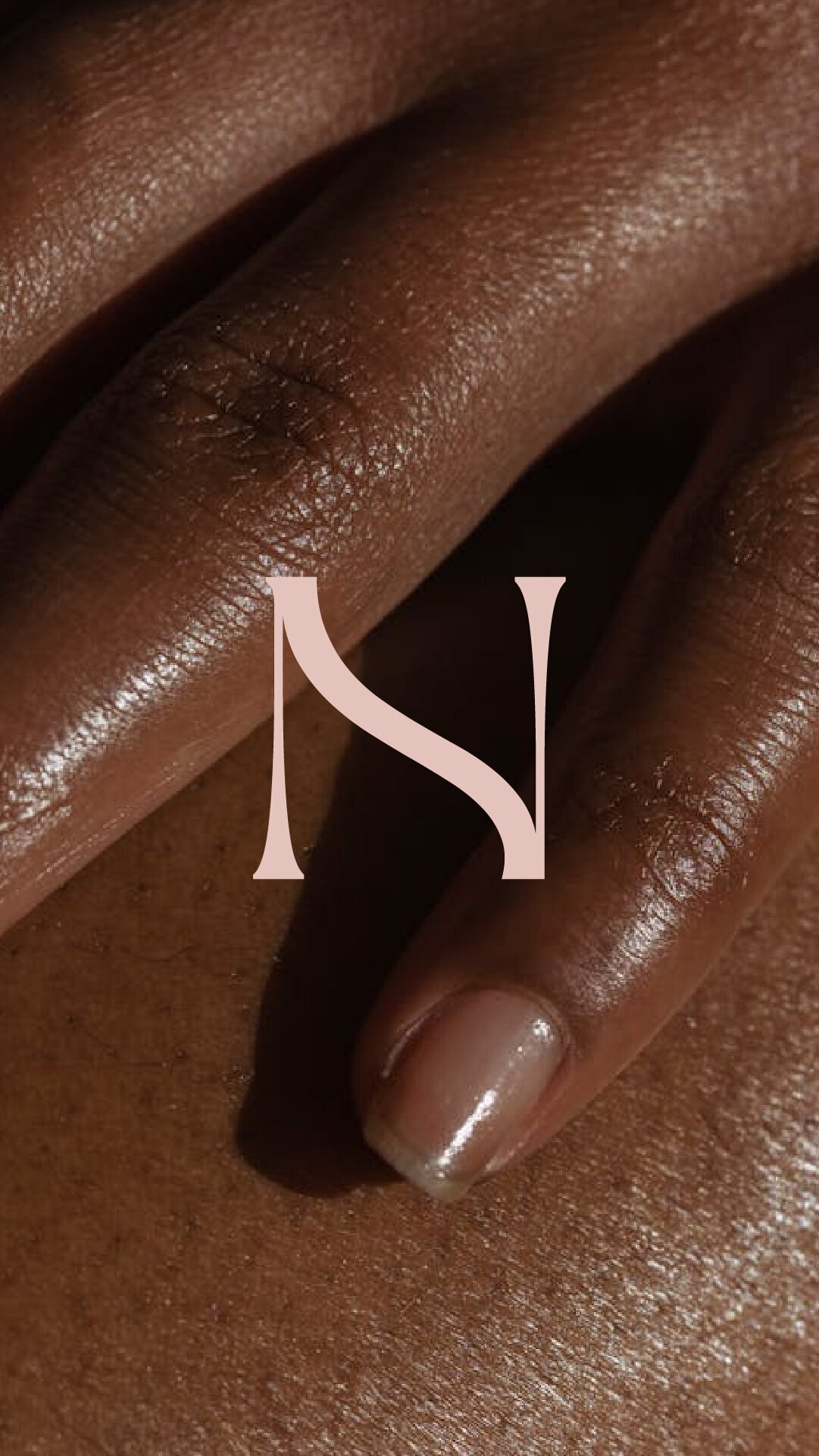 elegant skin with capital N logomark