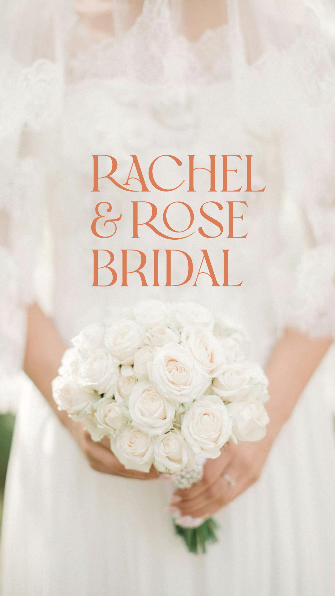 bridal elegant logo and branding logo on wedding dress photo