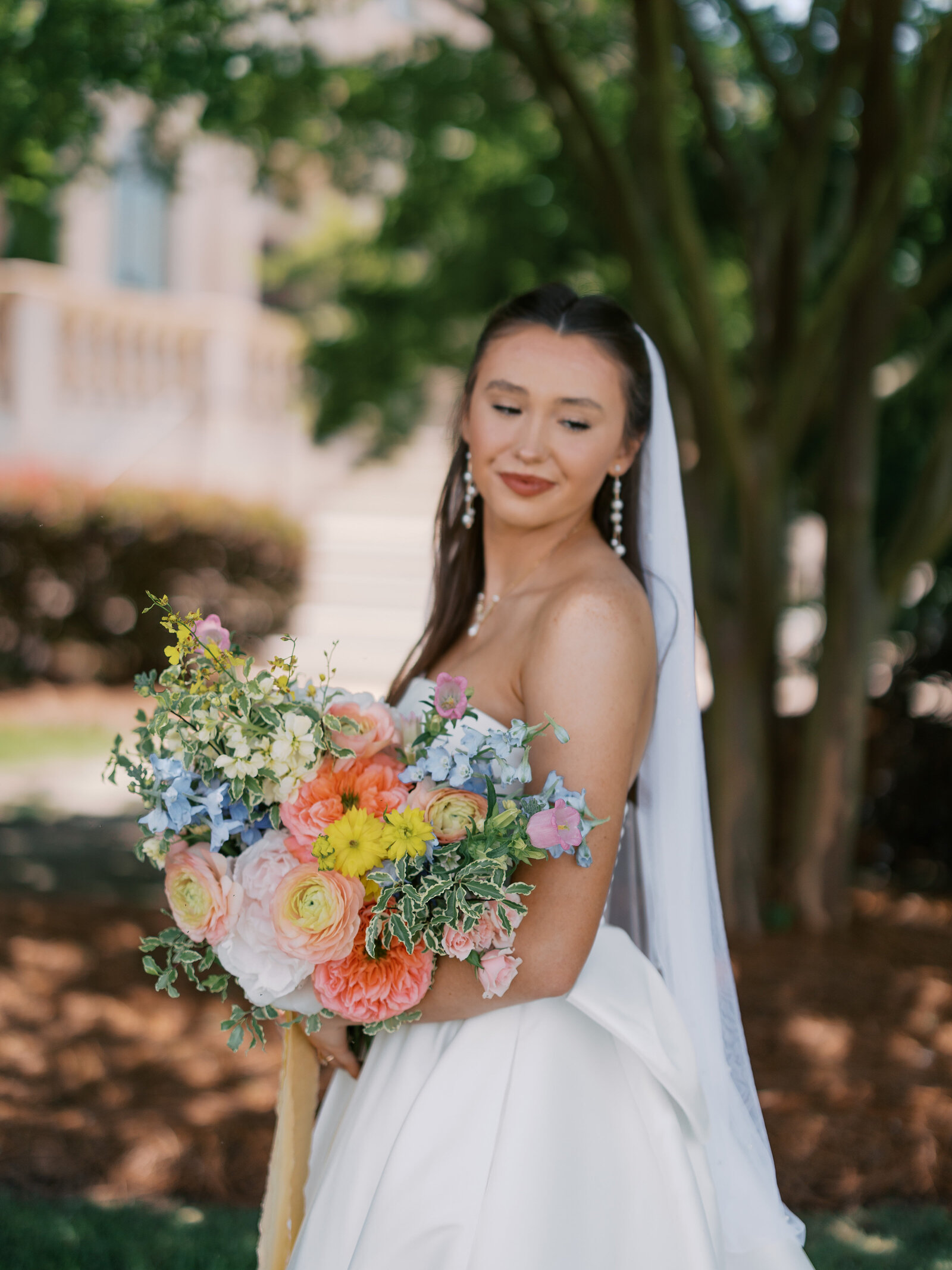 Alabama wedding photographer true to tone film digital outdoor ceremony.