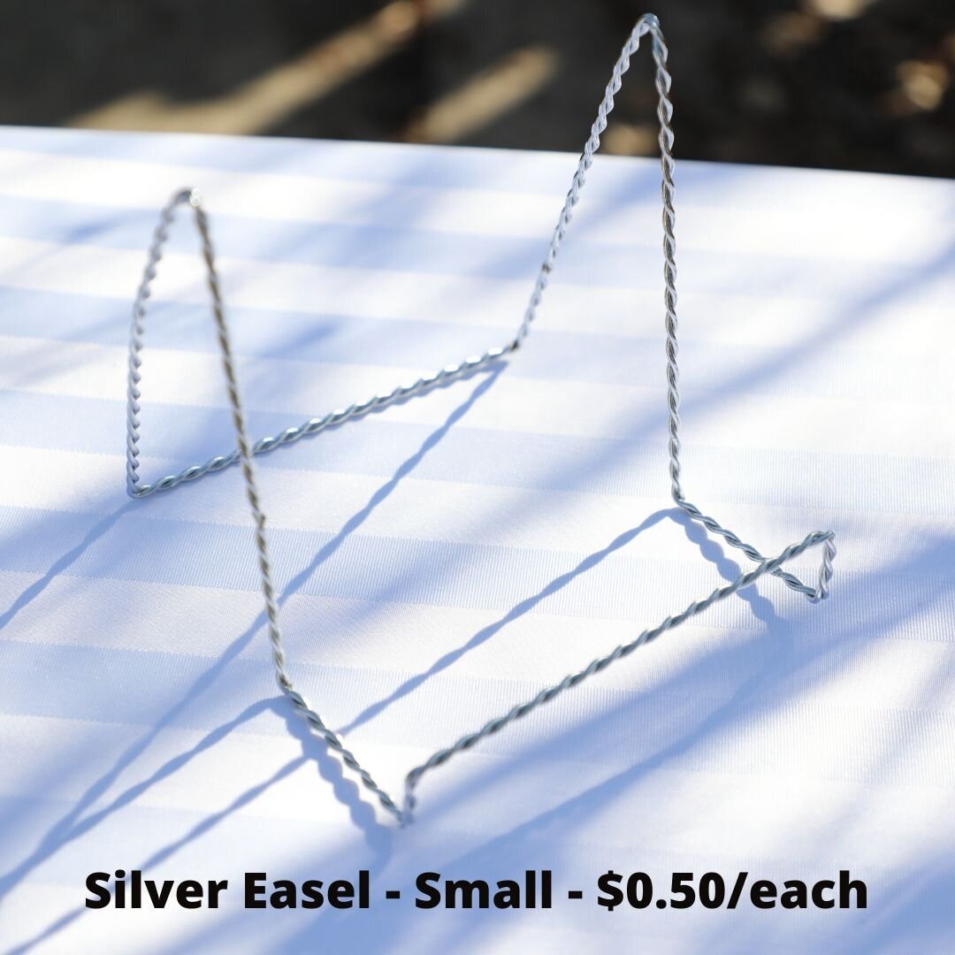 silver easel small