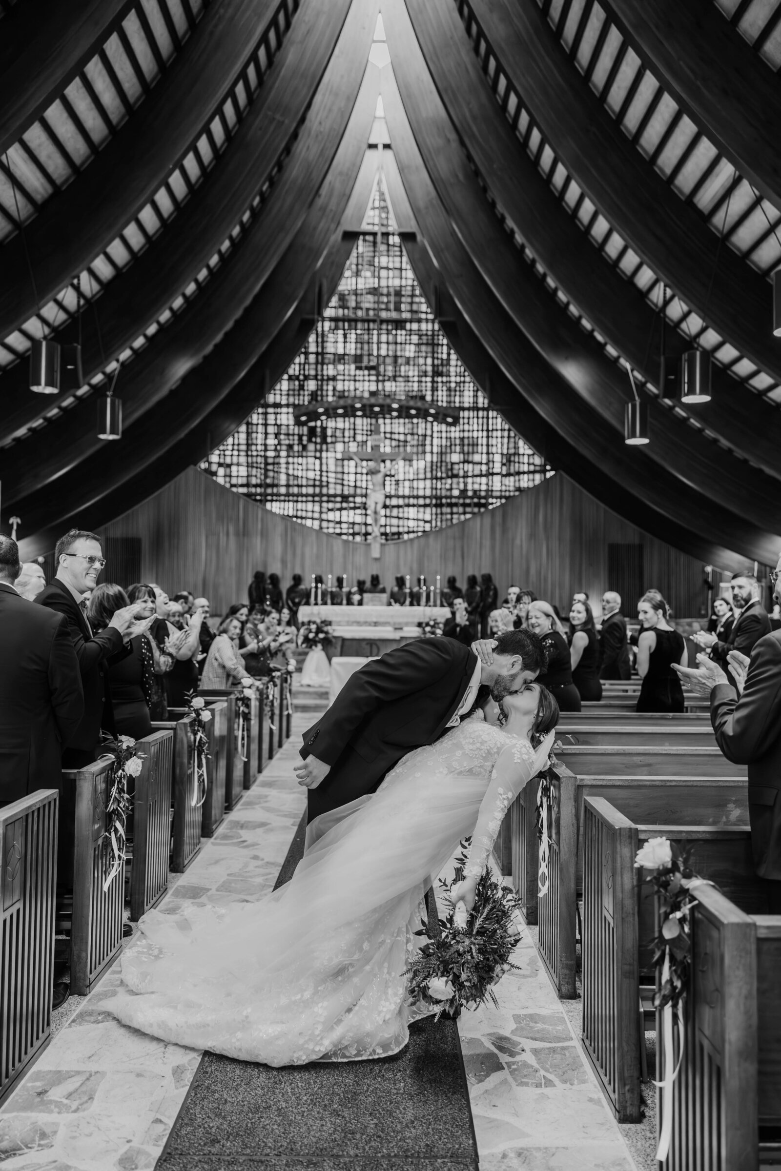 Our Lady of Orchard Lake Wedding Ceremony K. E. Rogers Photography