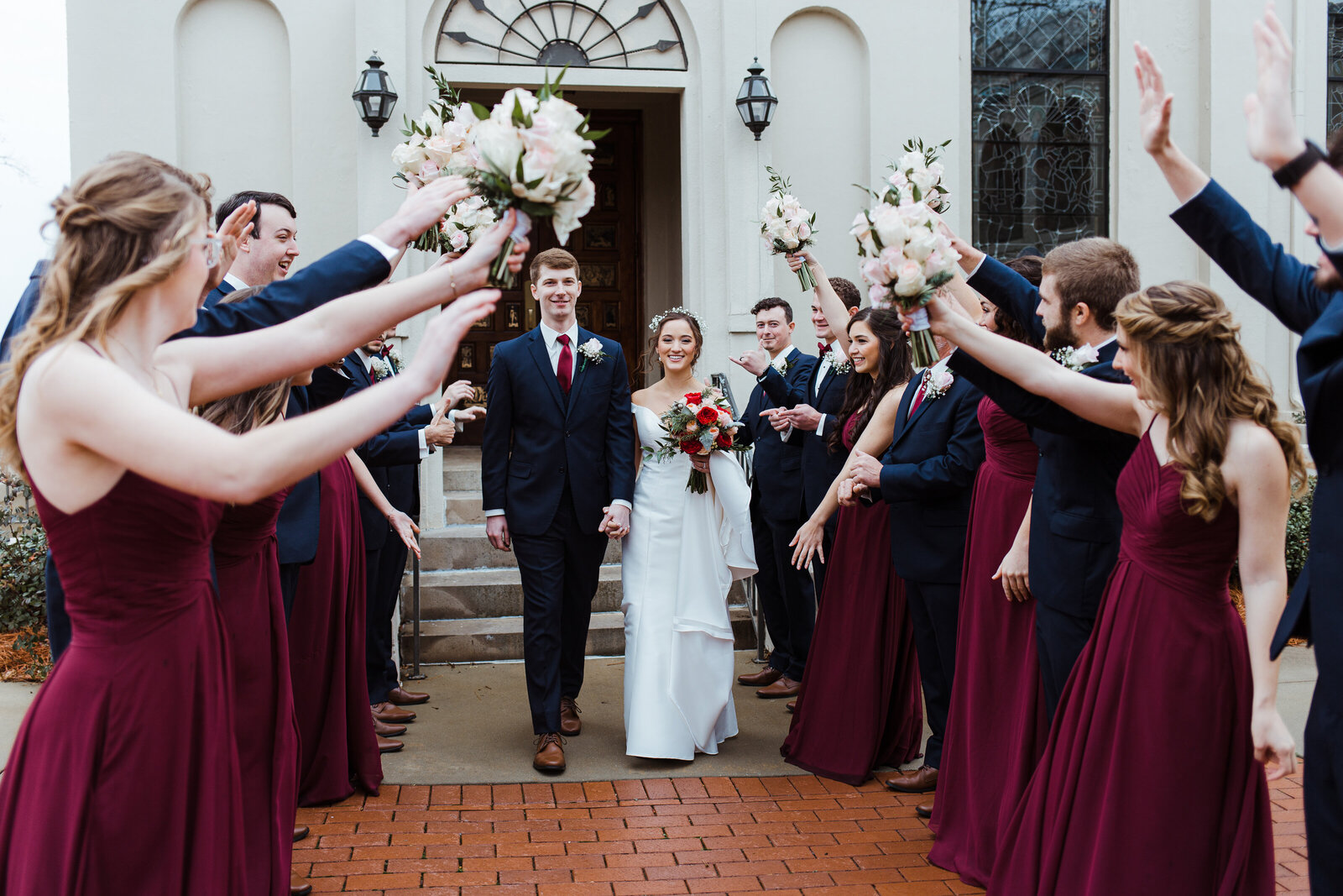 Christine Quarte Photography - Wedding Party Exit Bride Groom