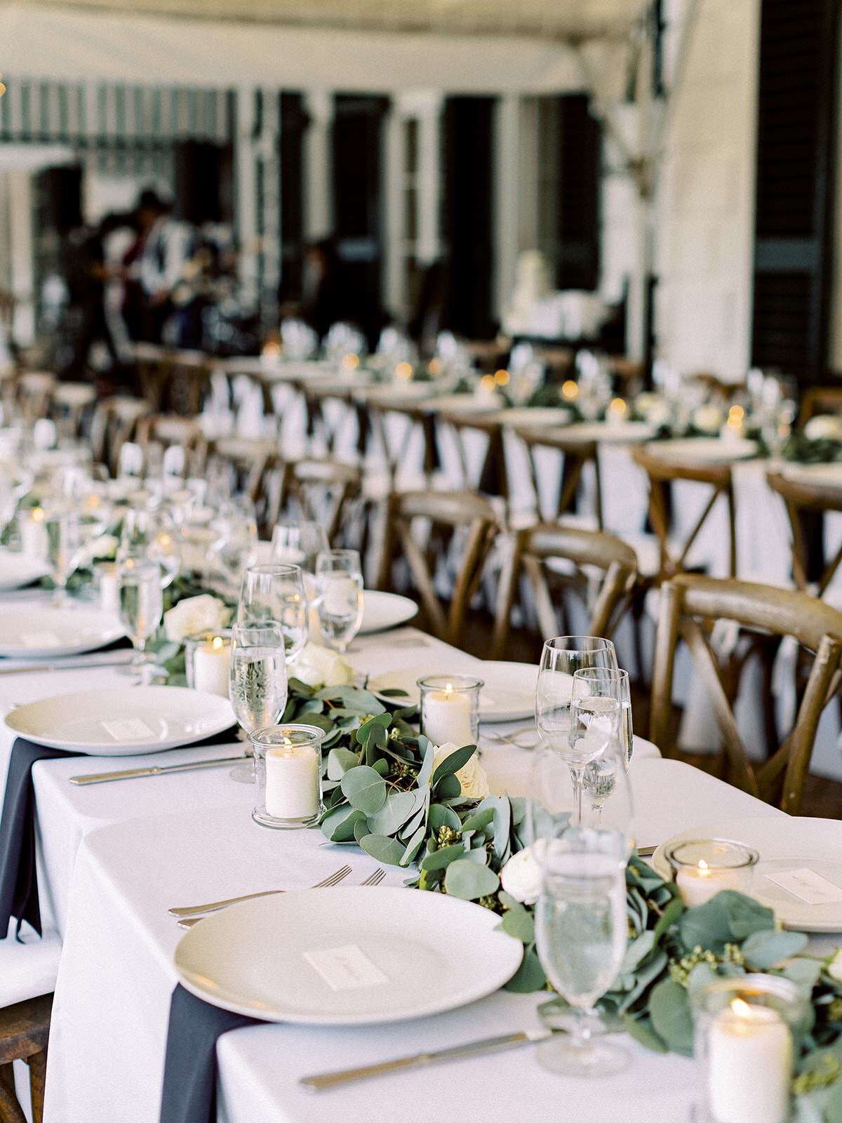 indoor rustic chic wedding reception in MA