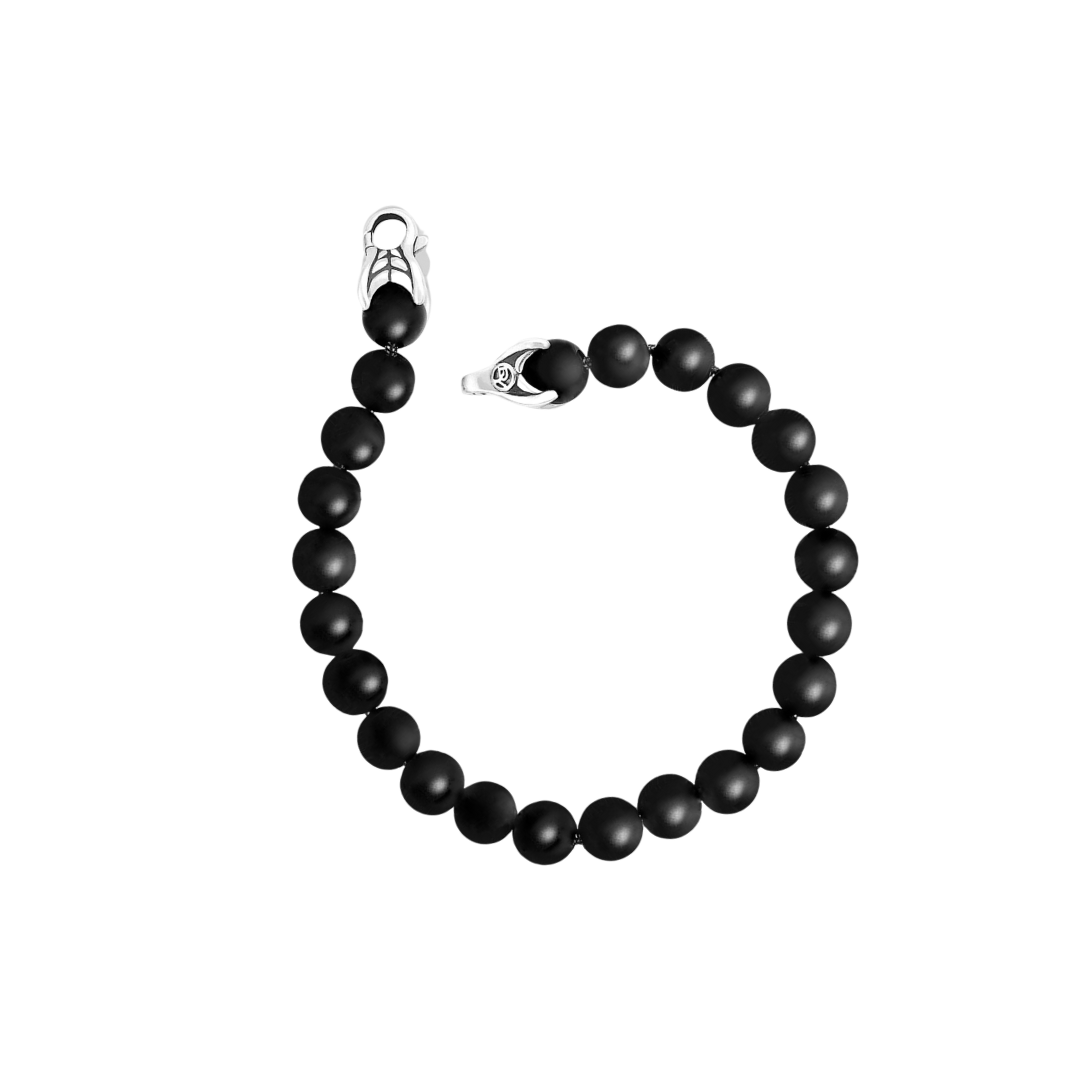 men's spiritual  rosary beads bracelet