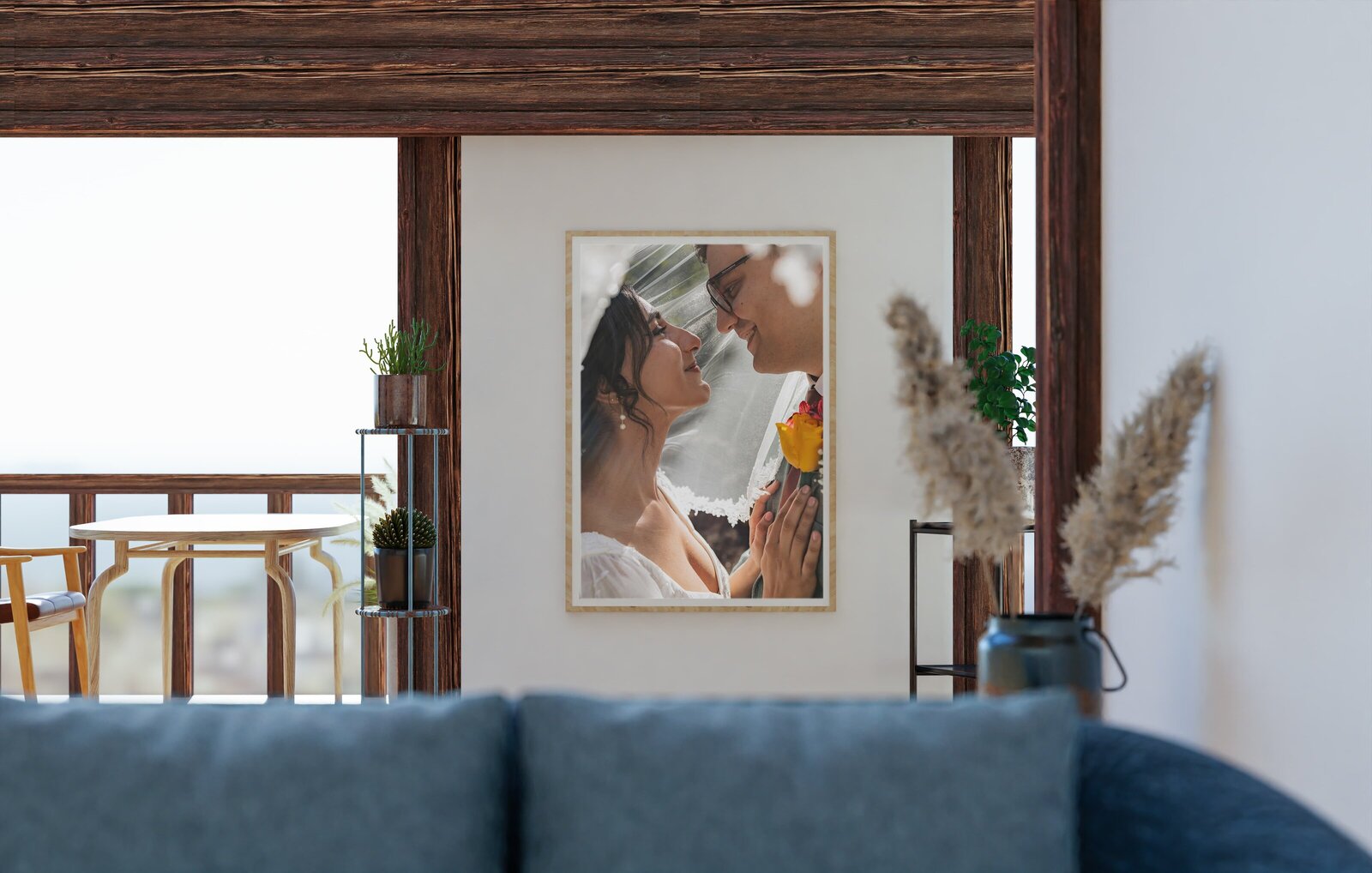 Living Room - Caelan & Mahrukh - Veil Shot