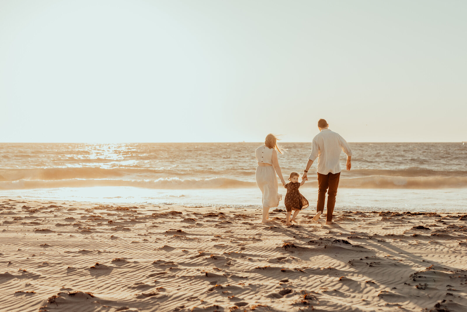 Family and the beach