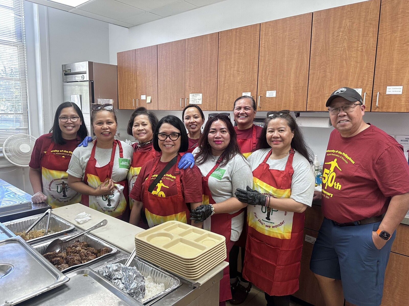 Social Services - 2024- Serving Lunch for Milwaukee Homeless - G1 Volunteers and UPAAW
