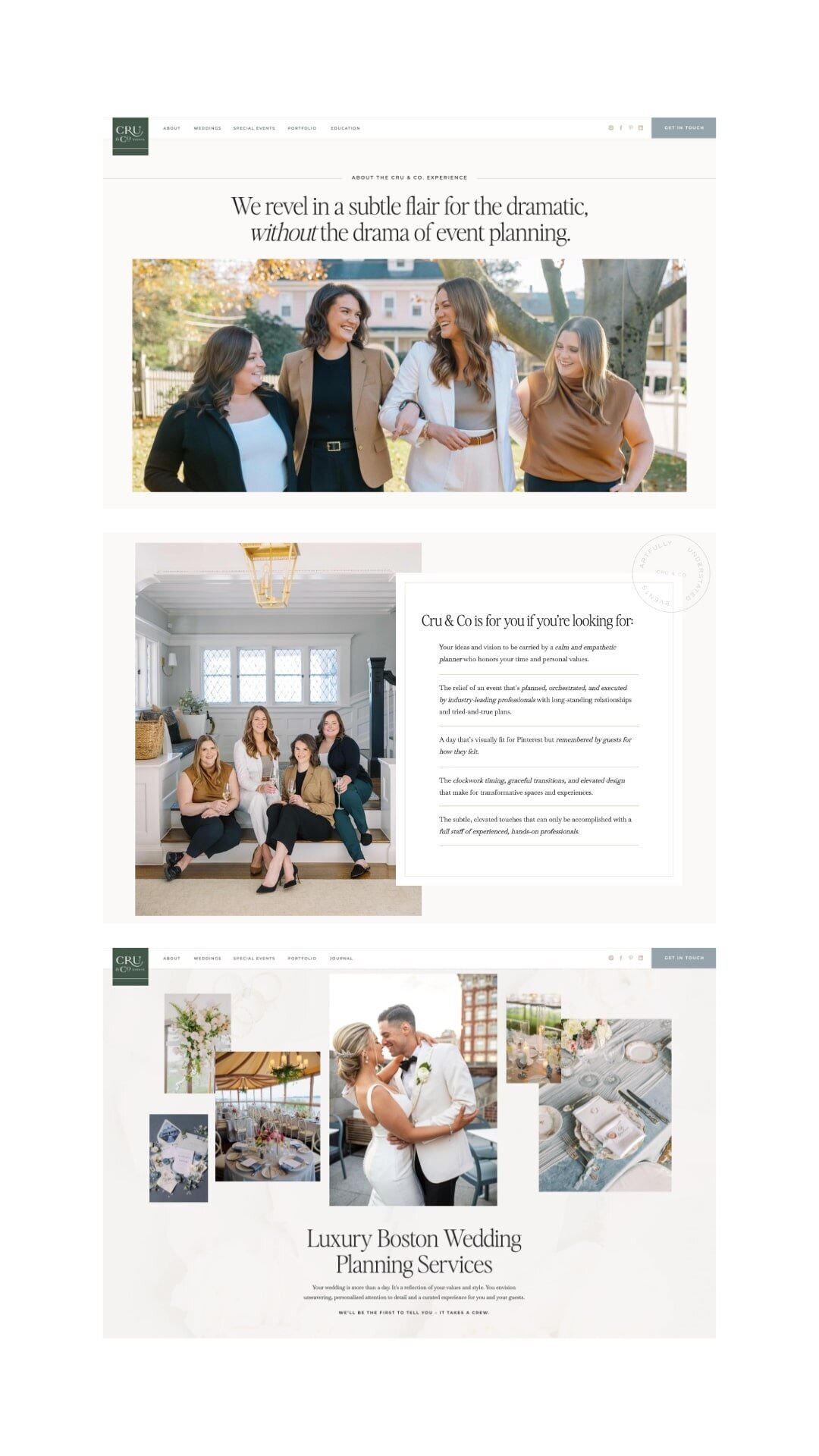 Wedding Planner Website Design