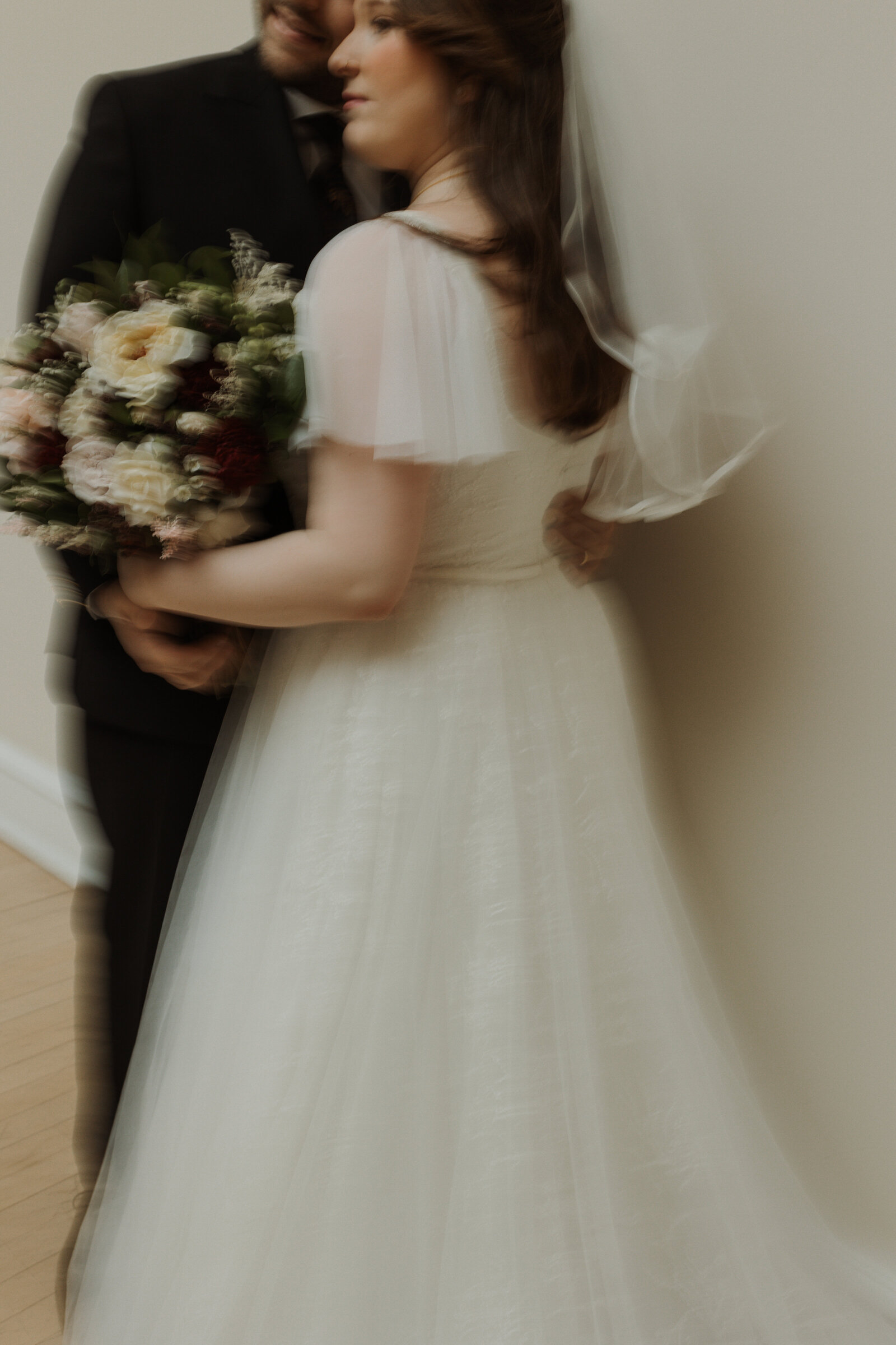Boo Cat Club Downtown St. Louis Wedding Artsy portrait made to look like a painting