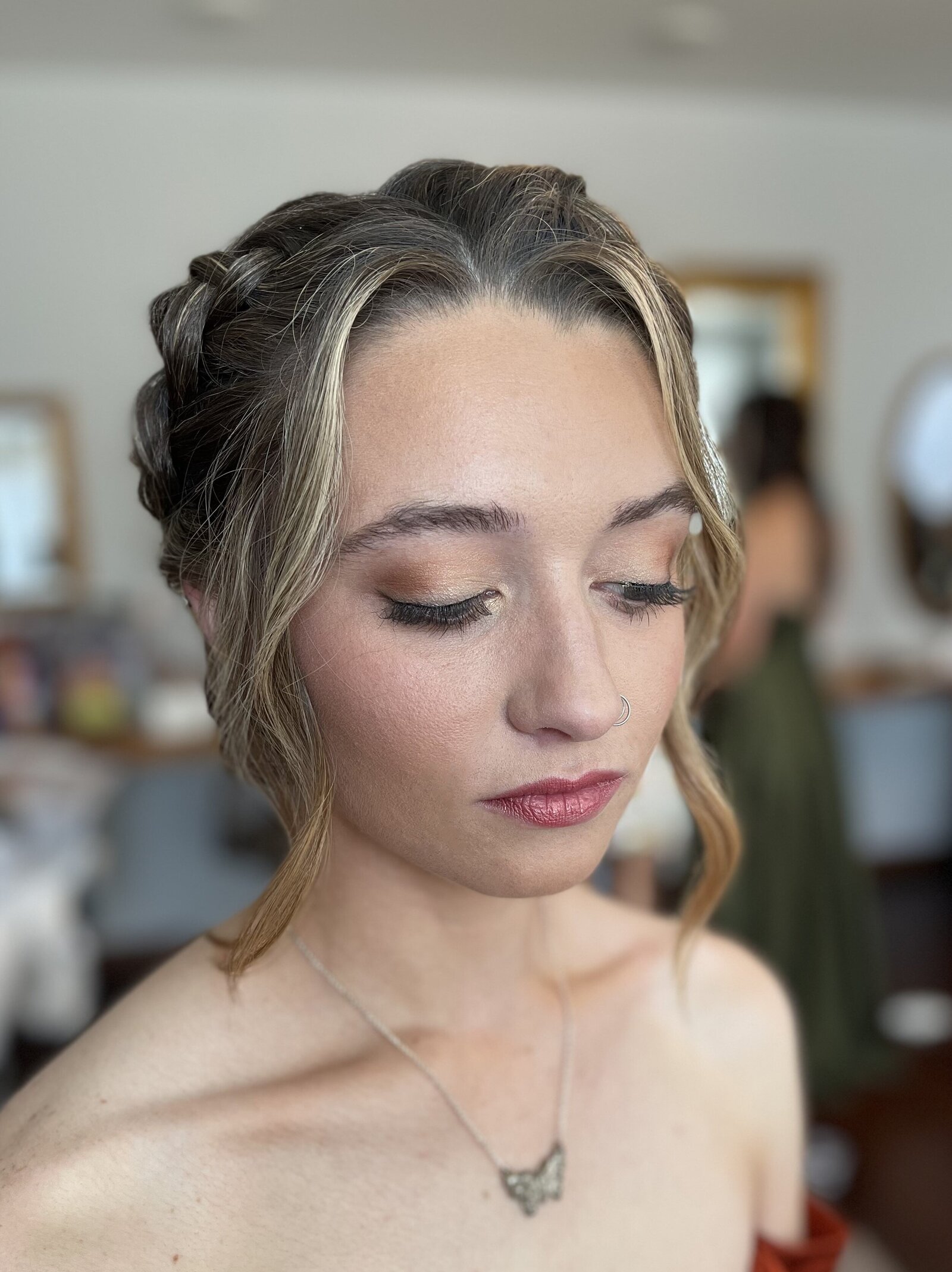 Makeup for bridal party bridesmaid hair and makeup bridal makeup artist Kansas City