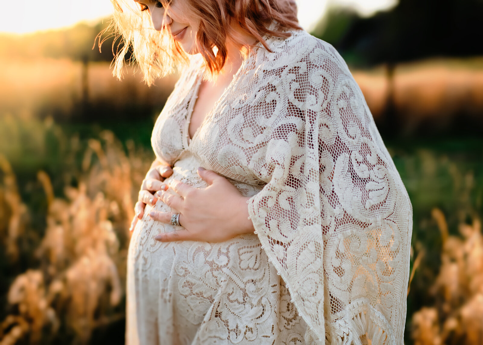 Image 4 Reep Maternity Session Field Sunset Mother Bump Iris And Embers Photo And Film