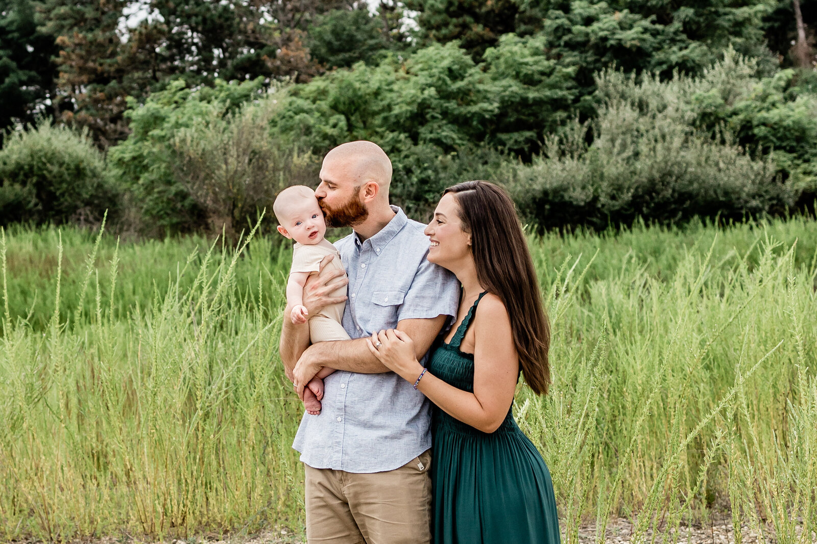 Scotch Plains-NJ-Family-Photographer-family with baby boy by lake-©debbiecambaphotography-2