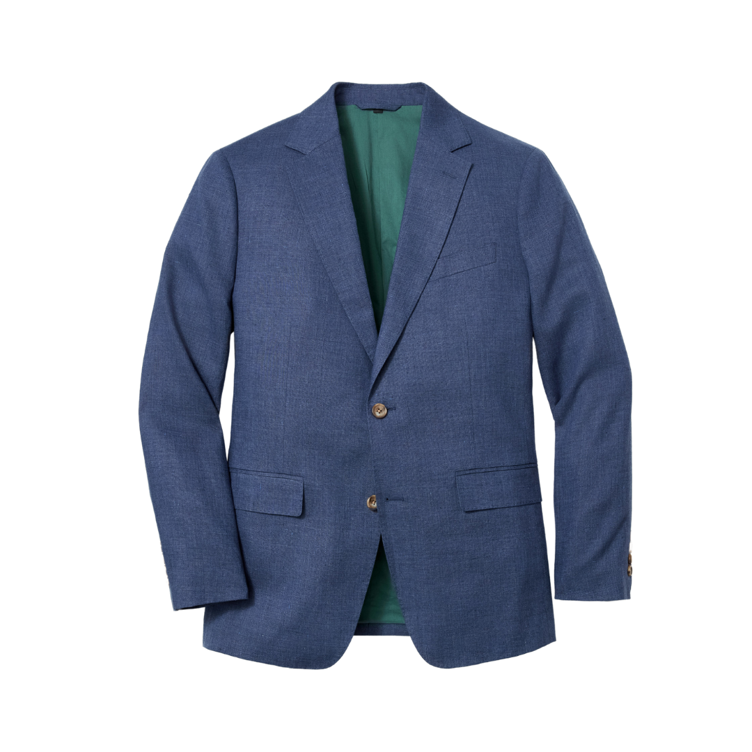Bonobos Bright Navy Jetsetter Italian Linen Blazer
