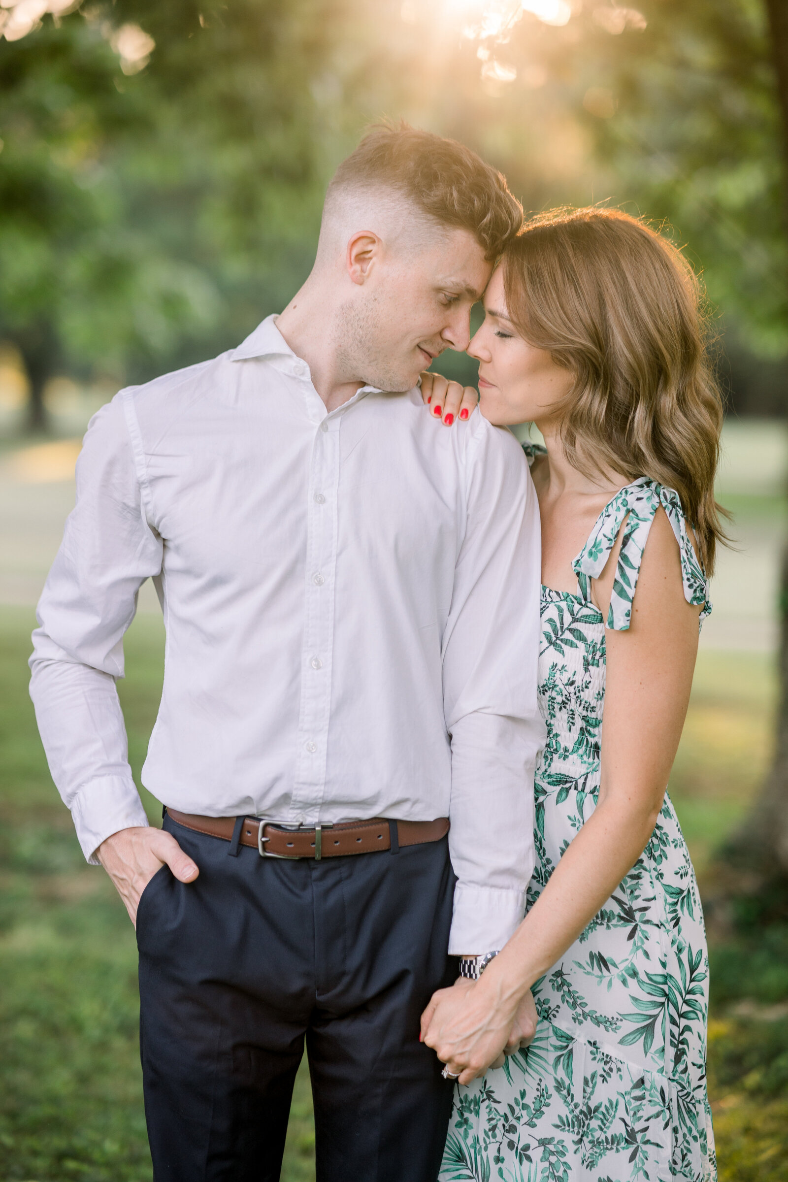 Percy Warner Park Nashville engagement photos