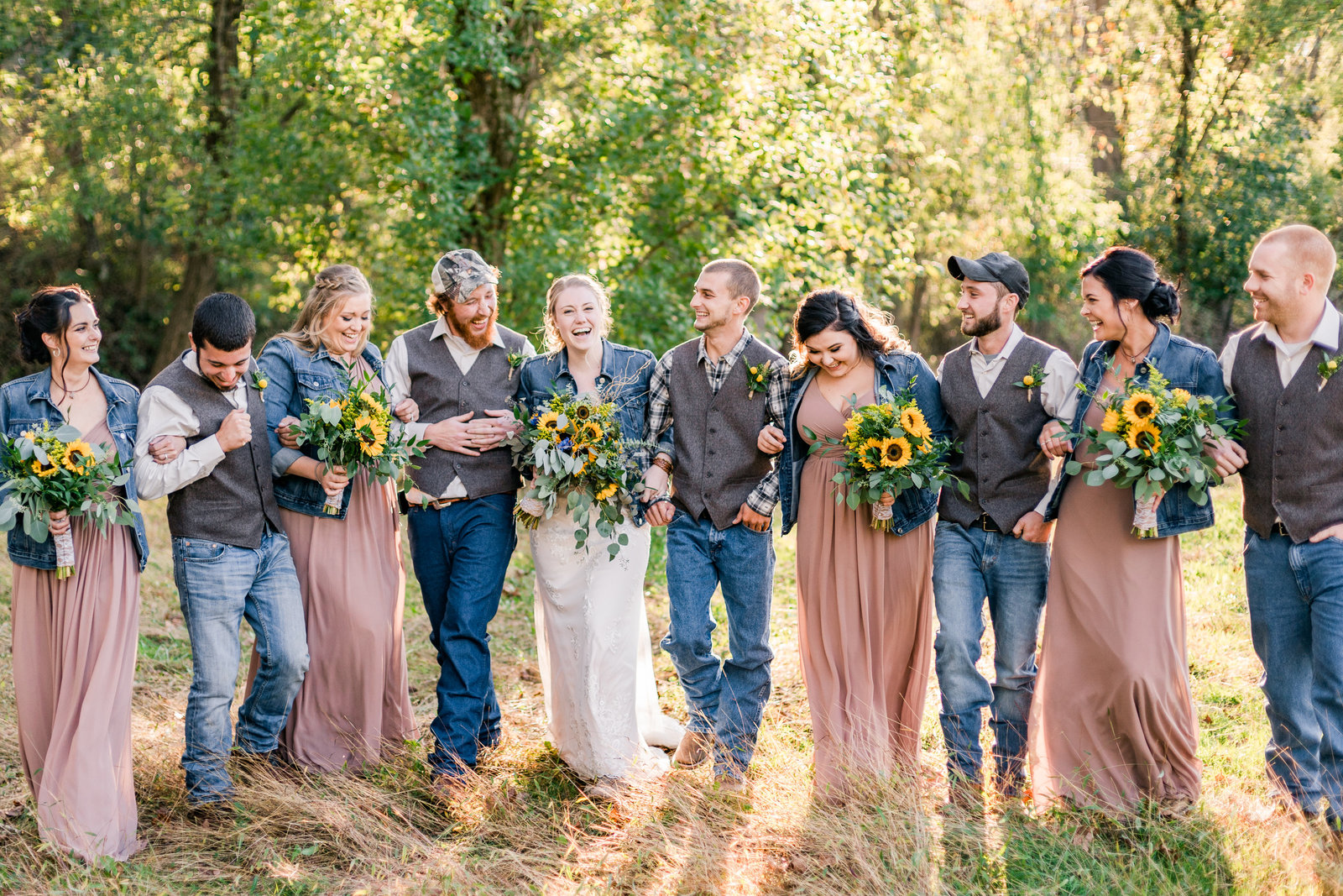 Sheldon & Stephanie's Rustic Country Fall Wedding at The Barn on Bridge (0386