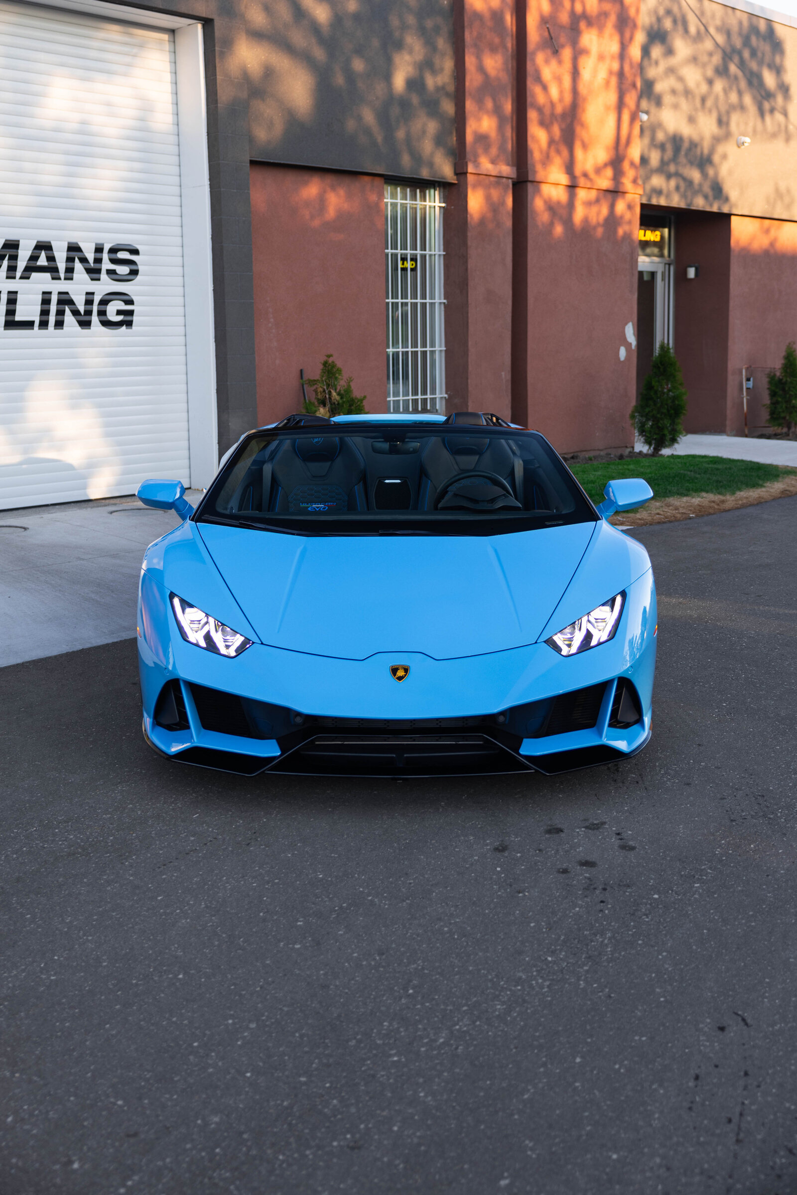Blue Lamborghini Huracan EVO Spider PPF Ceramic Coating Le Mans Detailing Toronto Markham 2