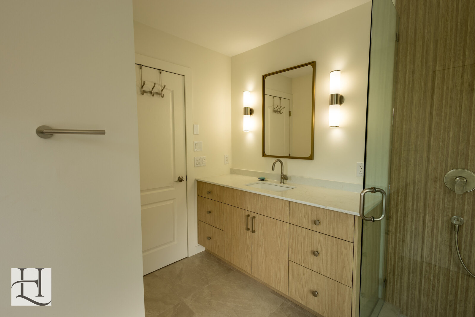 Livingston Custom Homes Renovation Bathroom Vanity