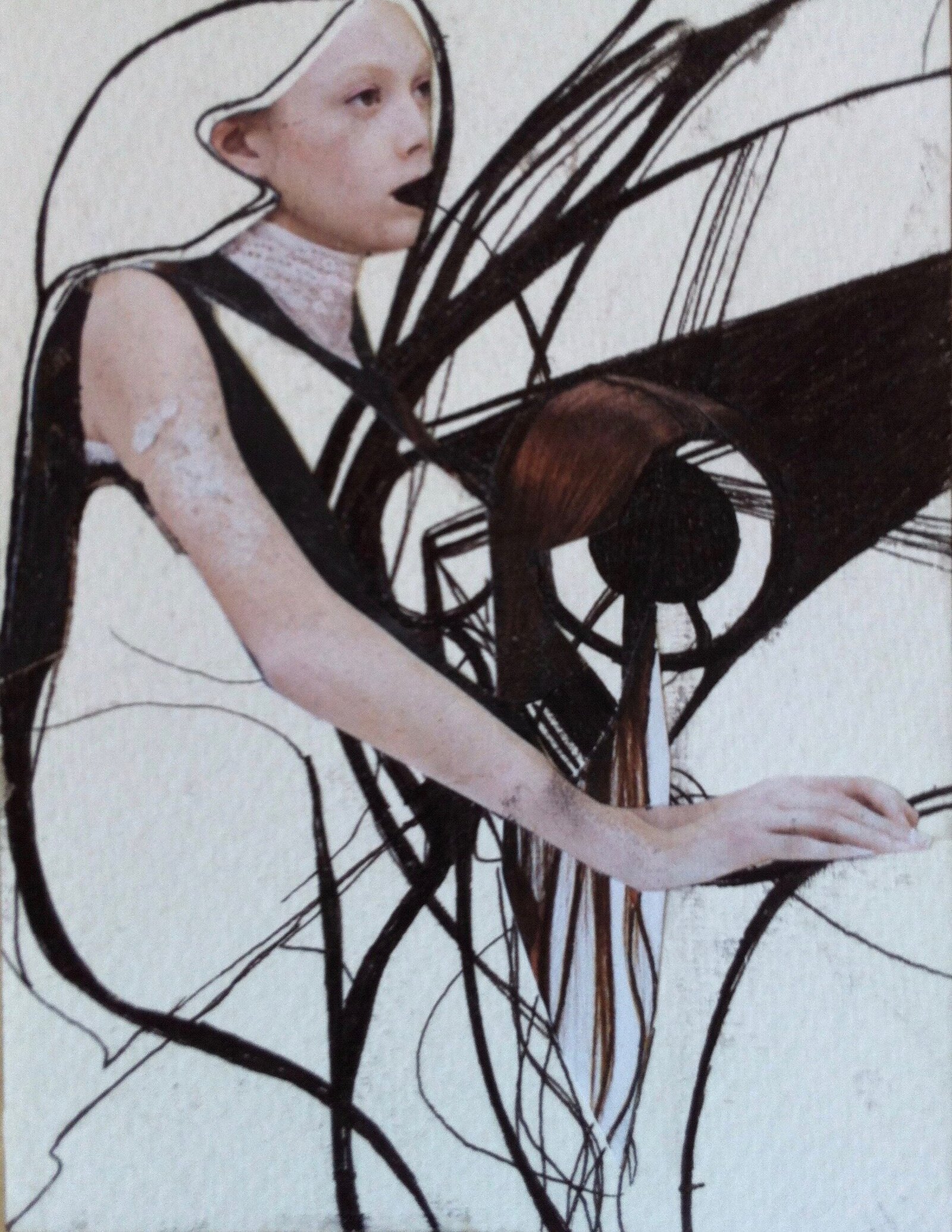 collage on paper