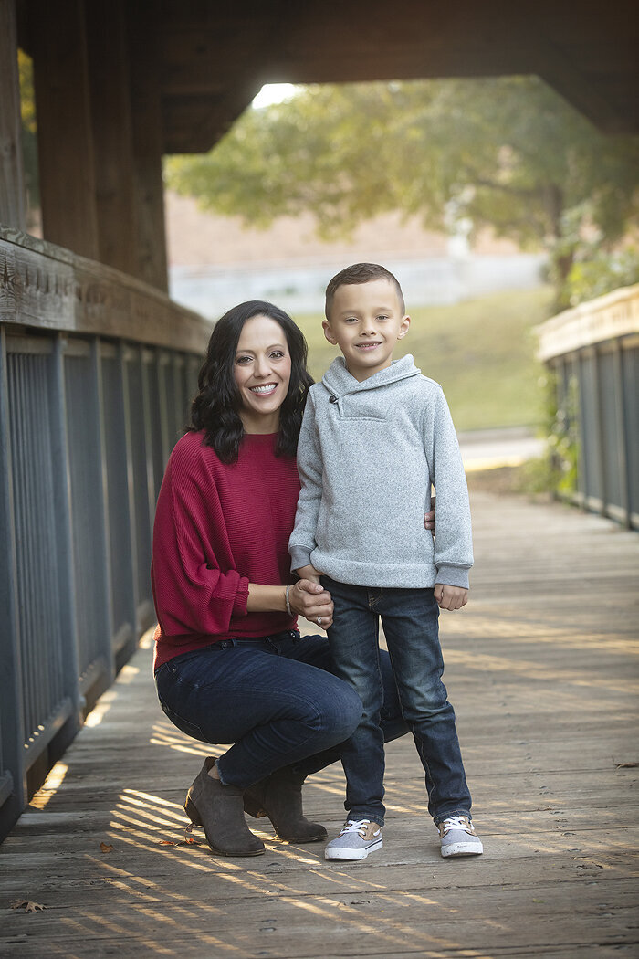 Photography of mother and son at Richardson Park