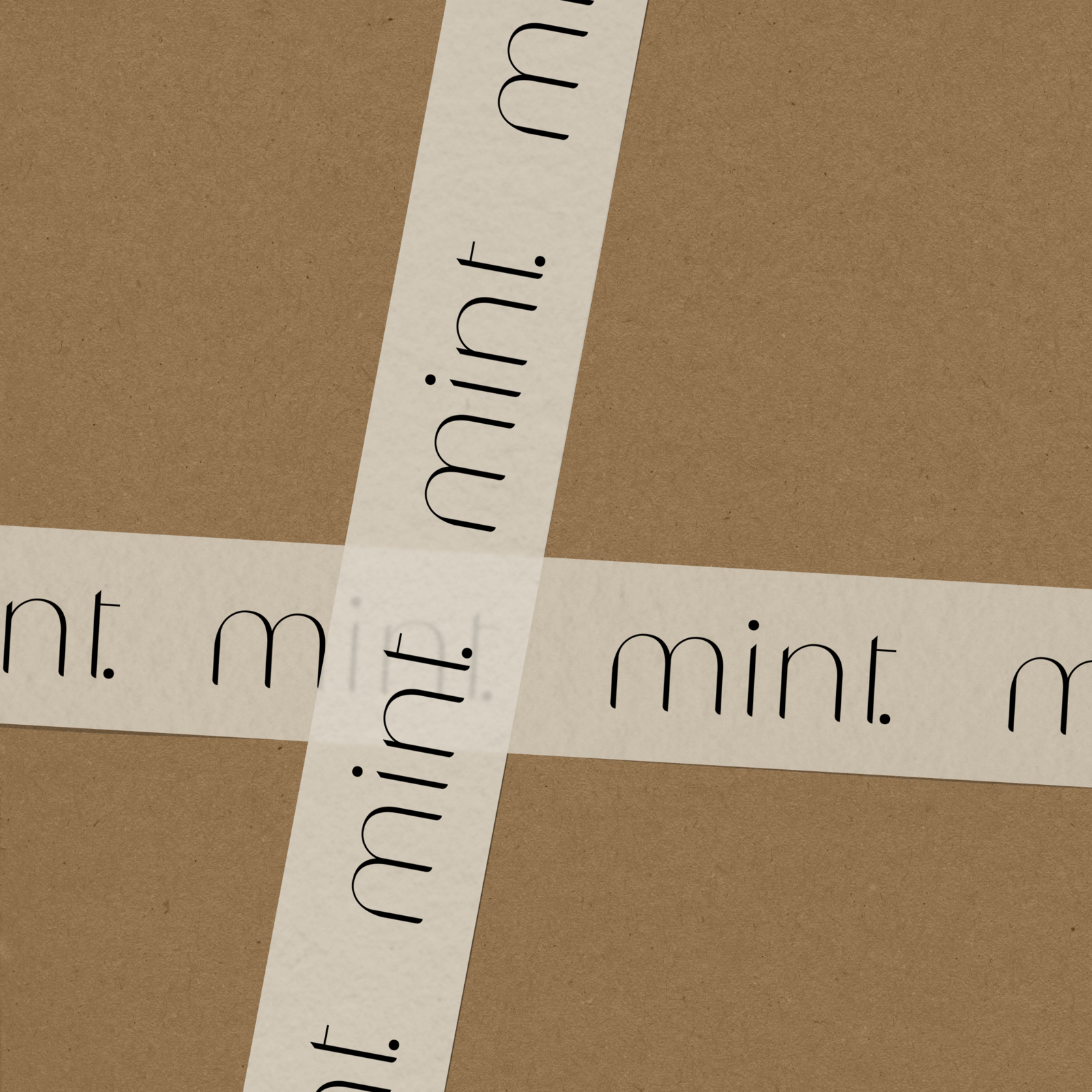 Mint logo design mock up
