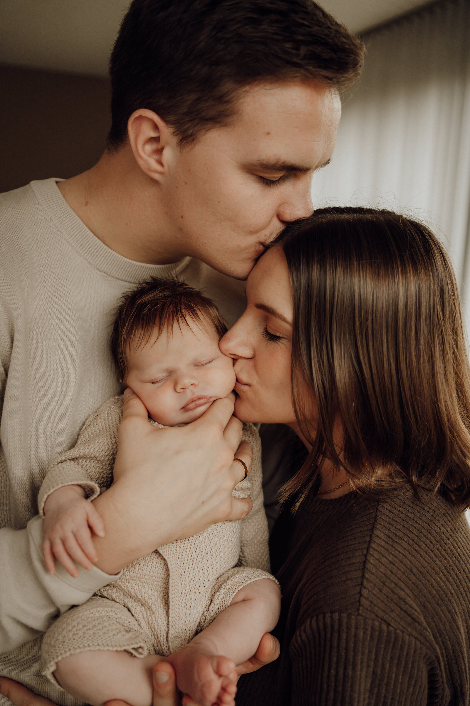 Newbornshoot, in home newbornshoot, babyfotografie, limburg