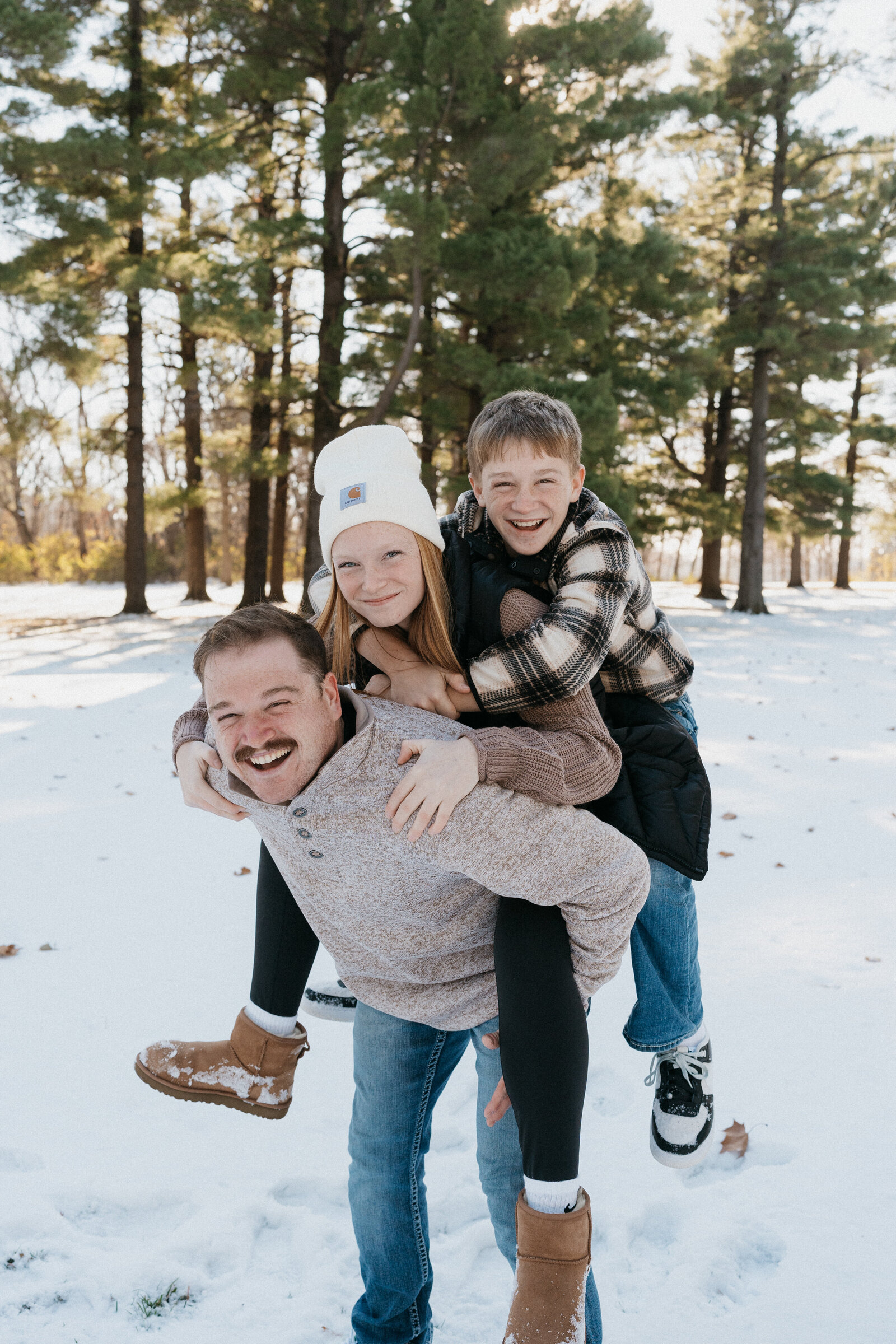 Iowa Family Photos Winter Christmas Card-46