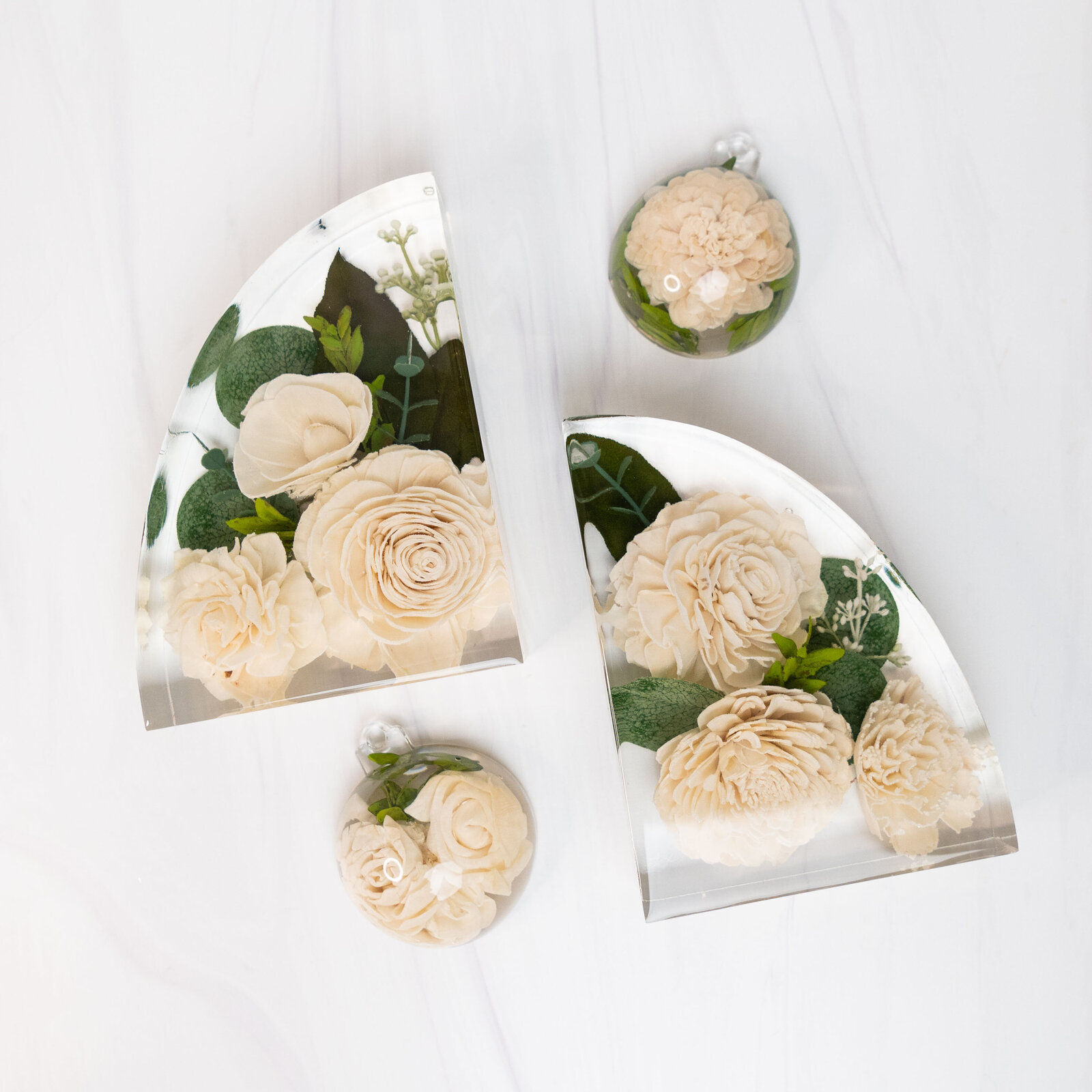 bookends ornament sola faux white LindsayF