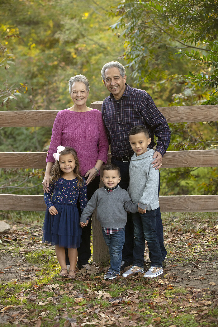 Photo of grandparents with grandchildren