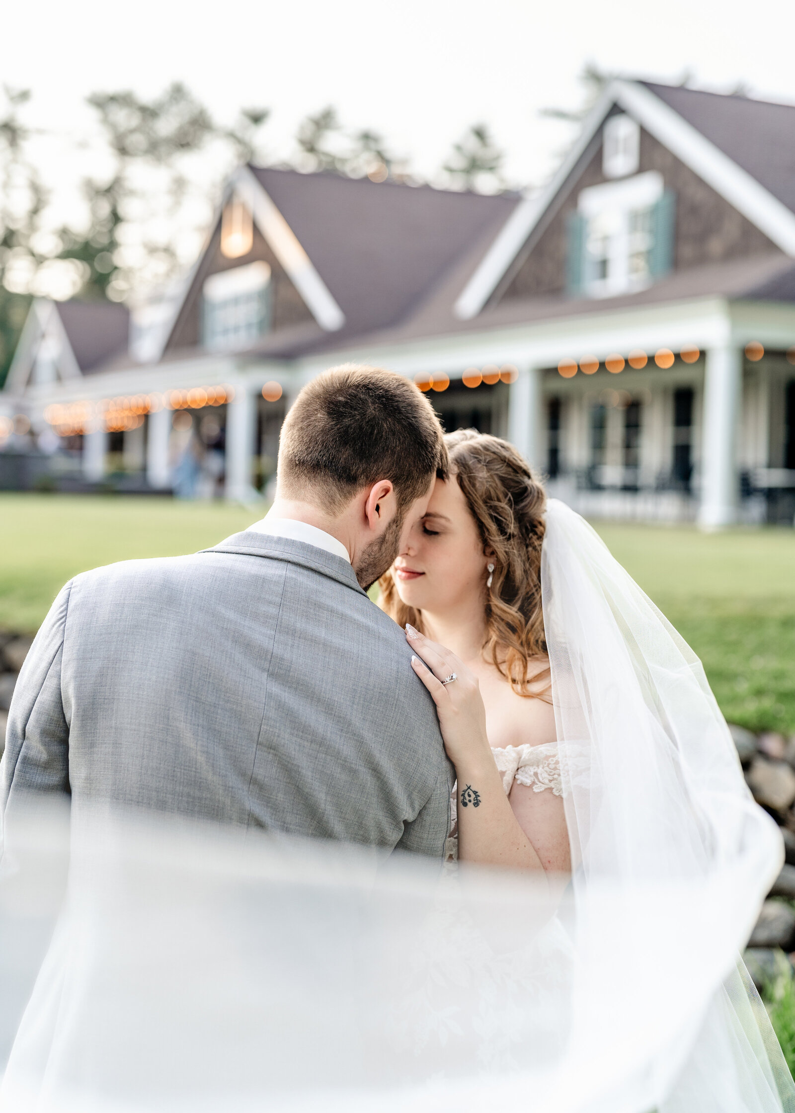 wedding in iron mountain at pine grove