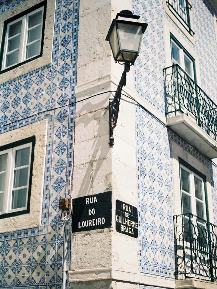 building covered in tile in lisbon