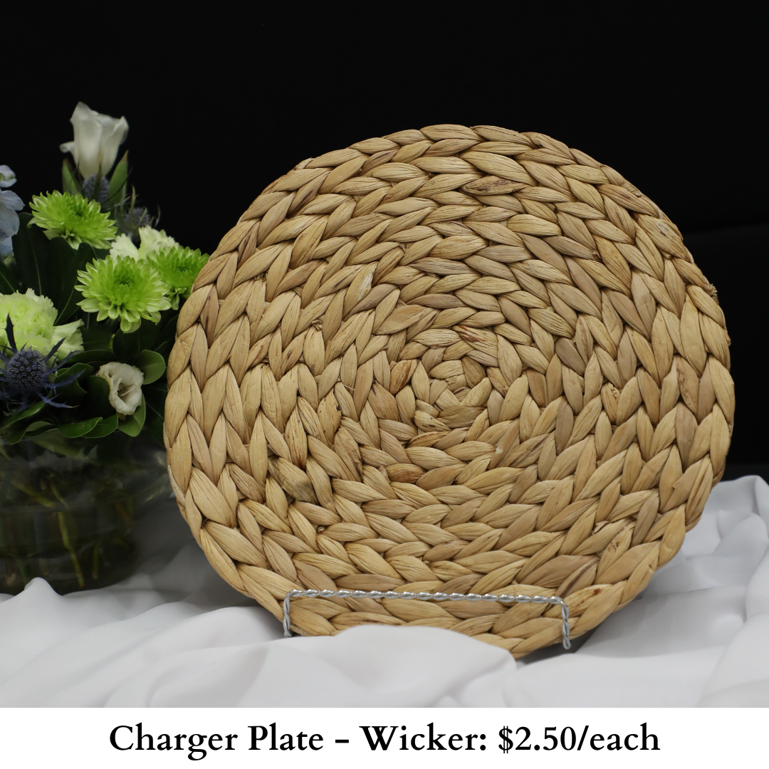 Charger Plate-Wicker-162