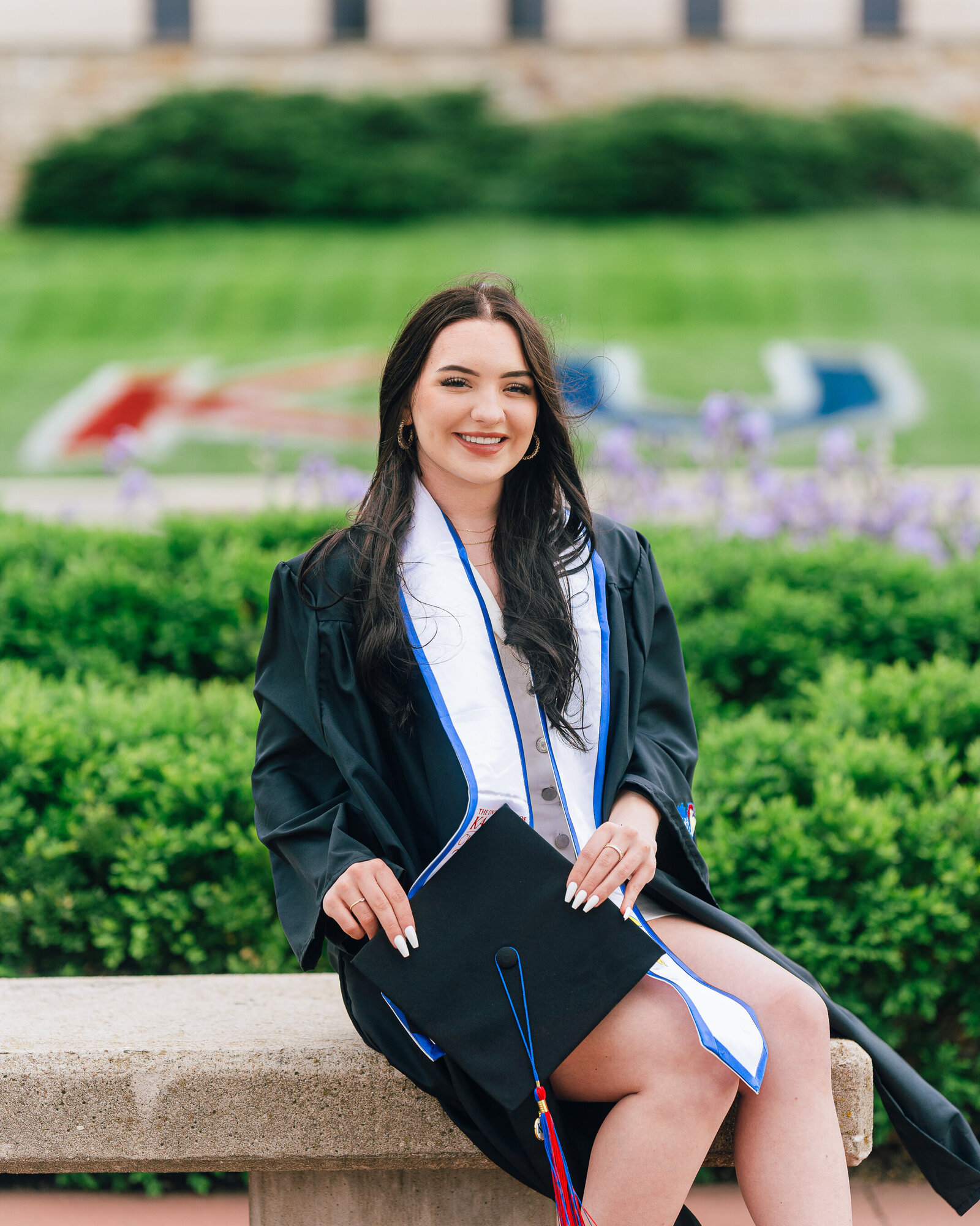 Hannah KU Jayhawks Kansas College Graduation Pictures-4