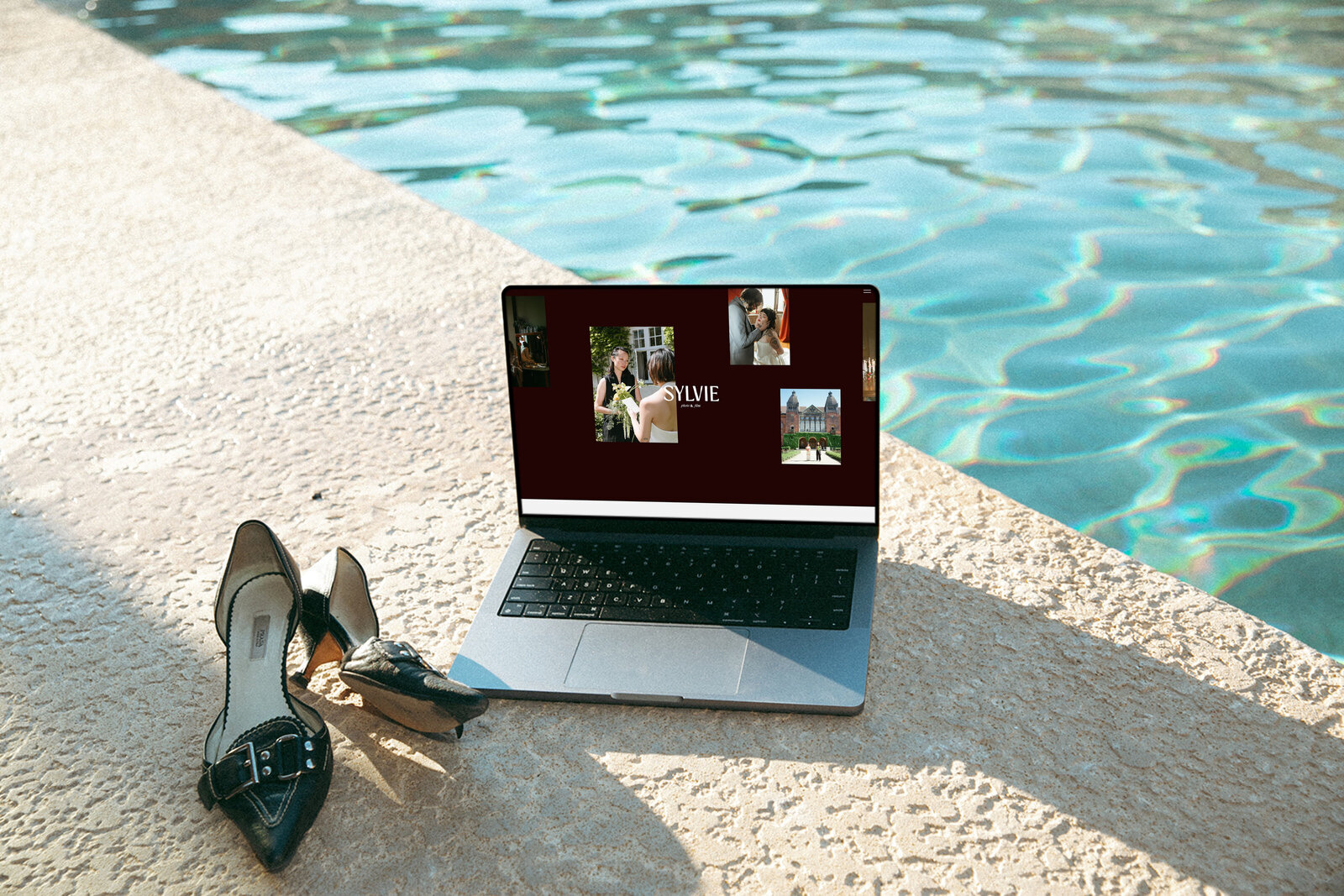 laptop mockup of our new showit website template Sylvie