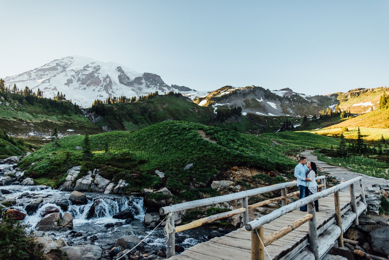 Consider a Mount Rainier National Park Elopement in Washington State photographed by local Washington Elopement Photographer. Rebecca Anne Photography.