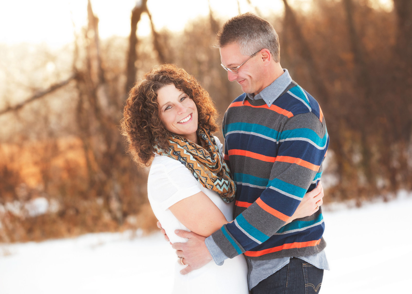 cute winter family session